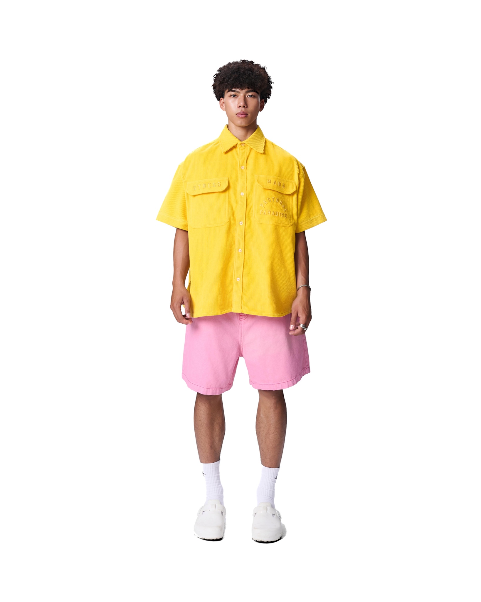 SS24 CORDUROY SHIRT - YELLOW