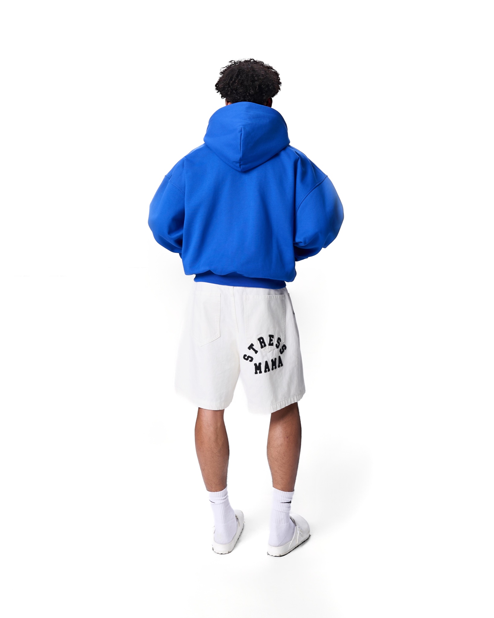 SS24 PATCH ZIP HOODIE - BLUE