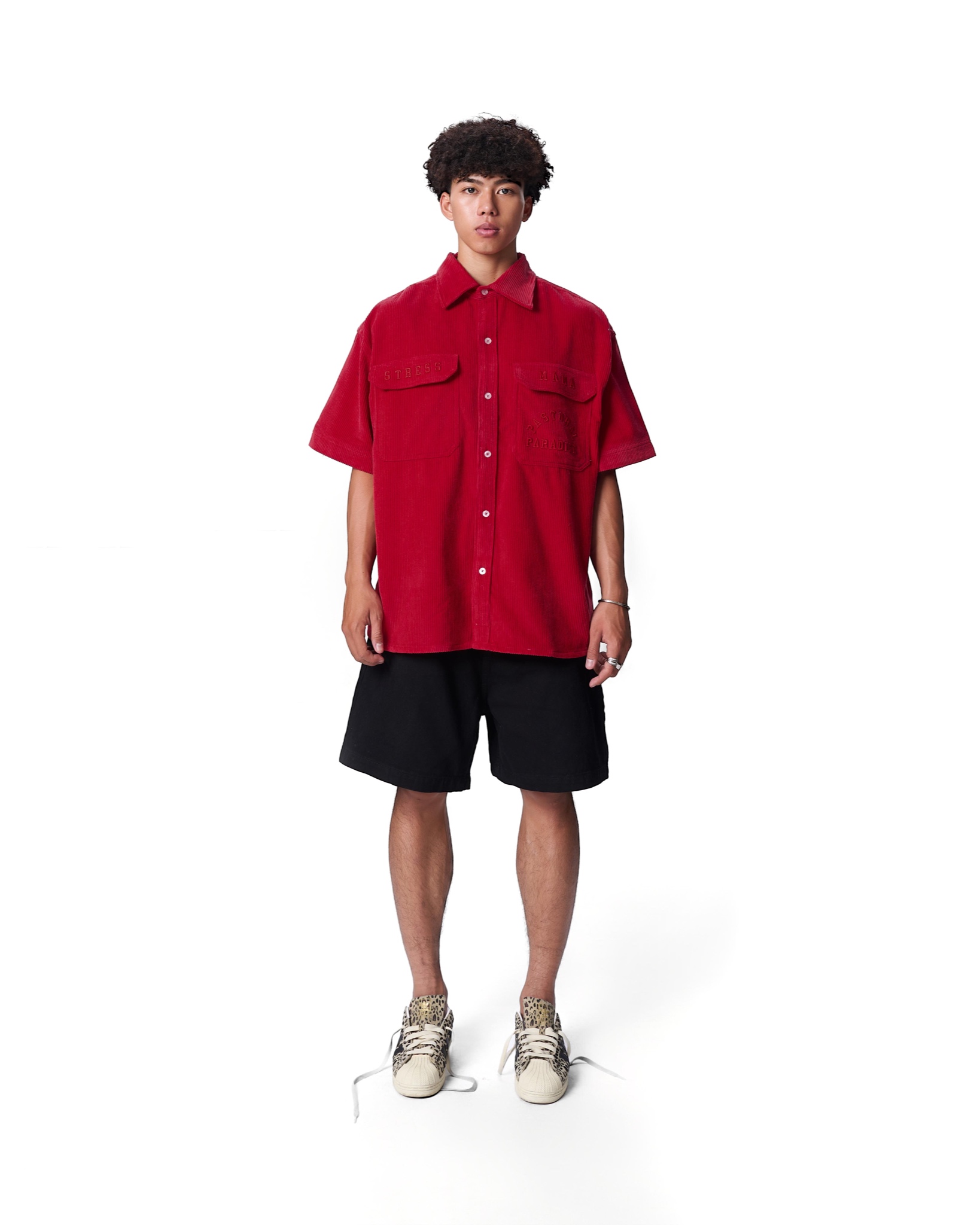 SS24 CORDUROY SHIRT - RED