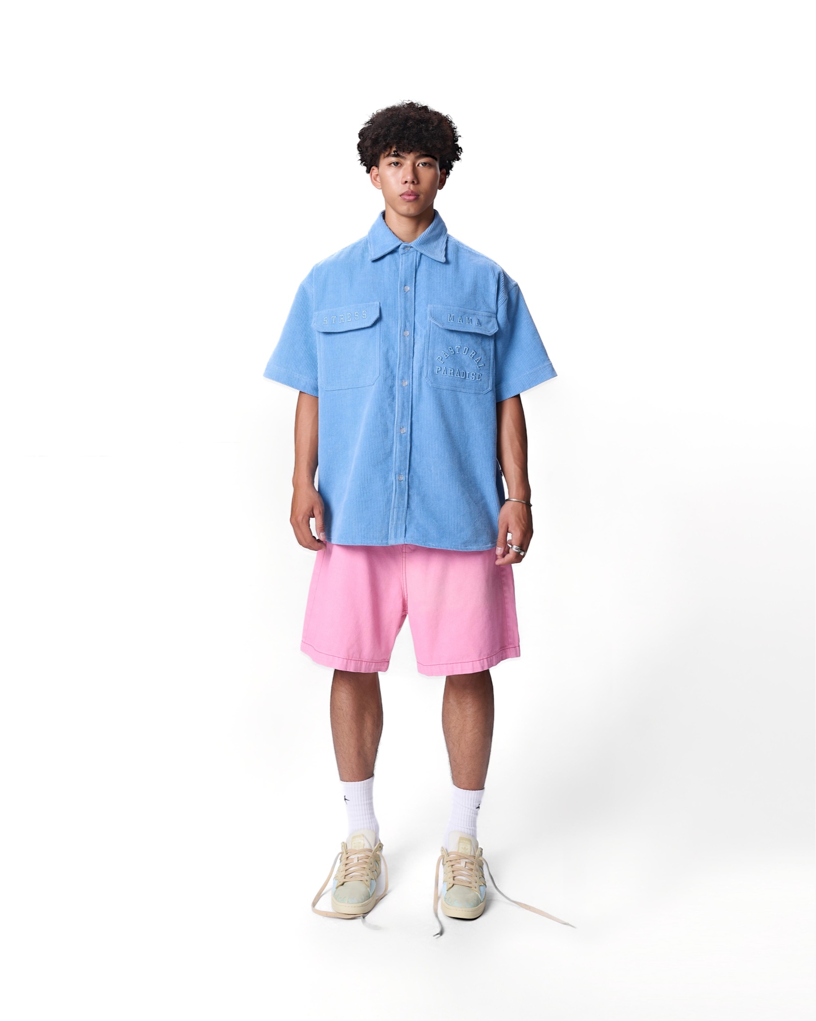 SS24 CORDUROY SHIRT - BLUE