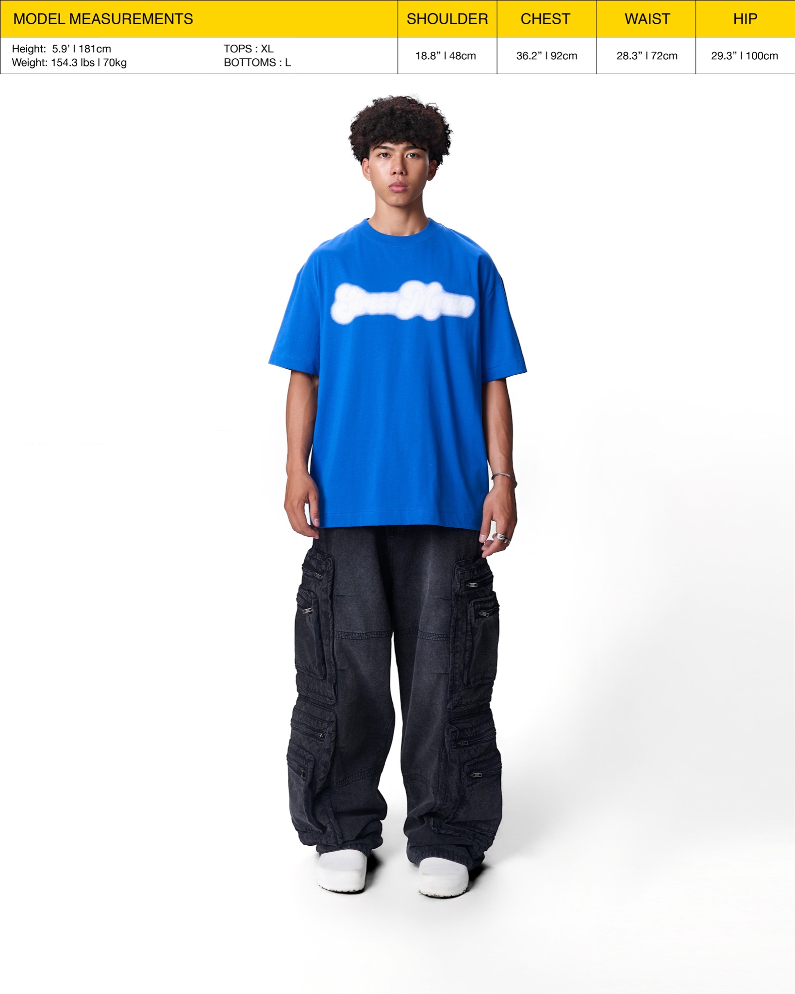 SS24 BLOSSOM T-SHIRT - BLUE