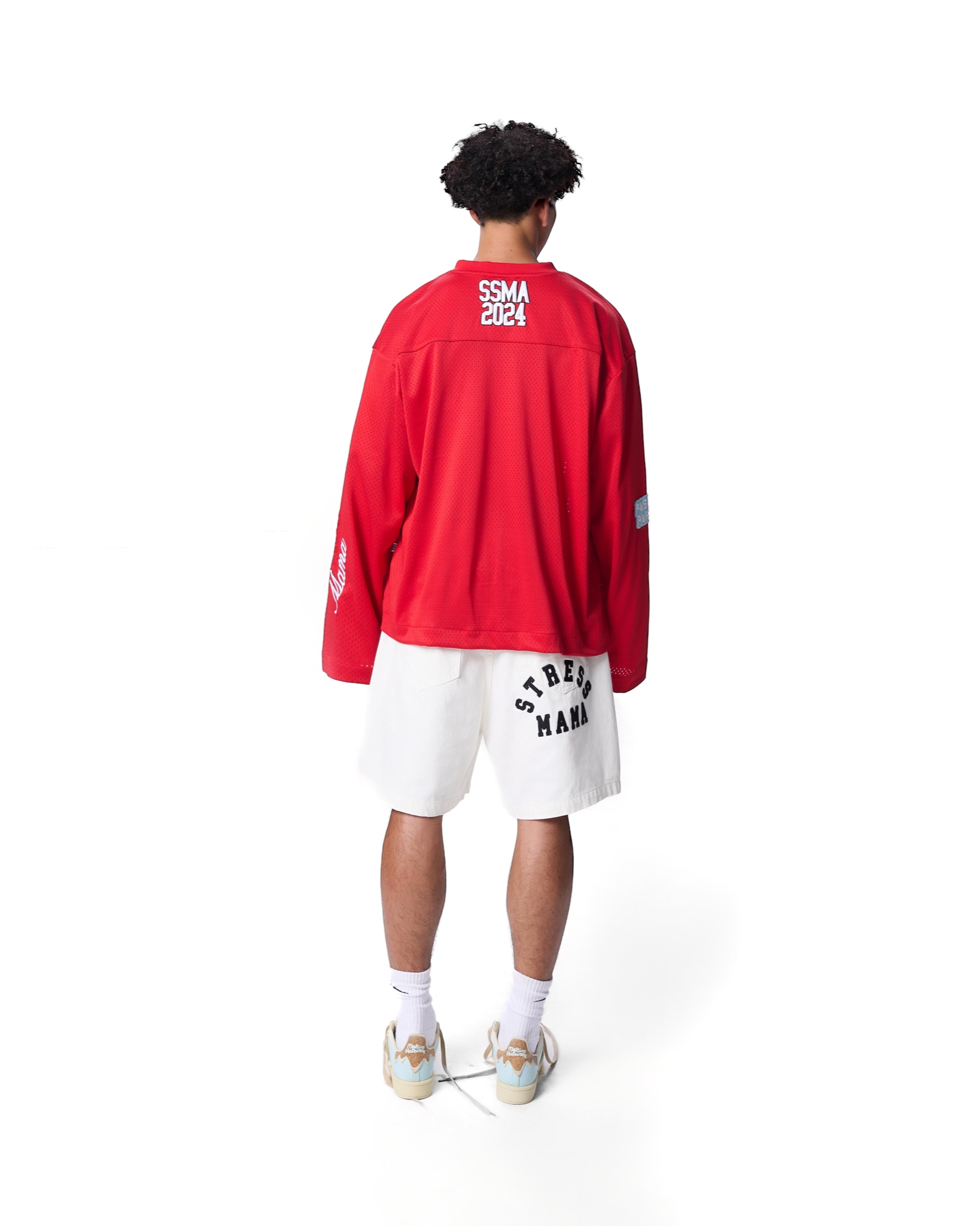 SS24 MESH LONGSLEEVE - RED