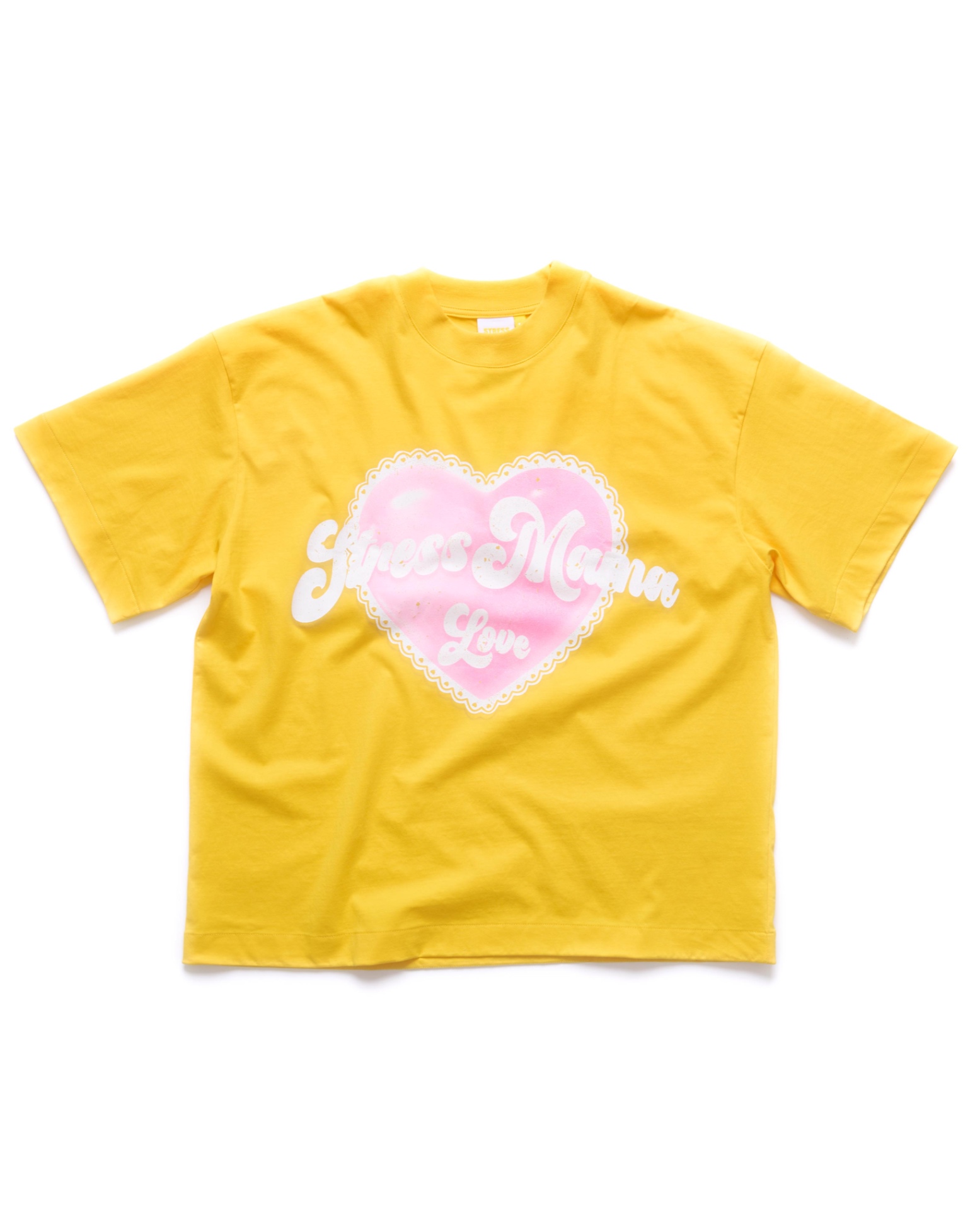 SUMMER24 HEART T-SHIRT - YELLOW