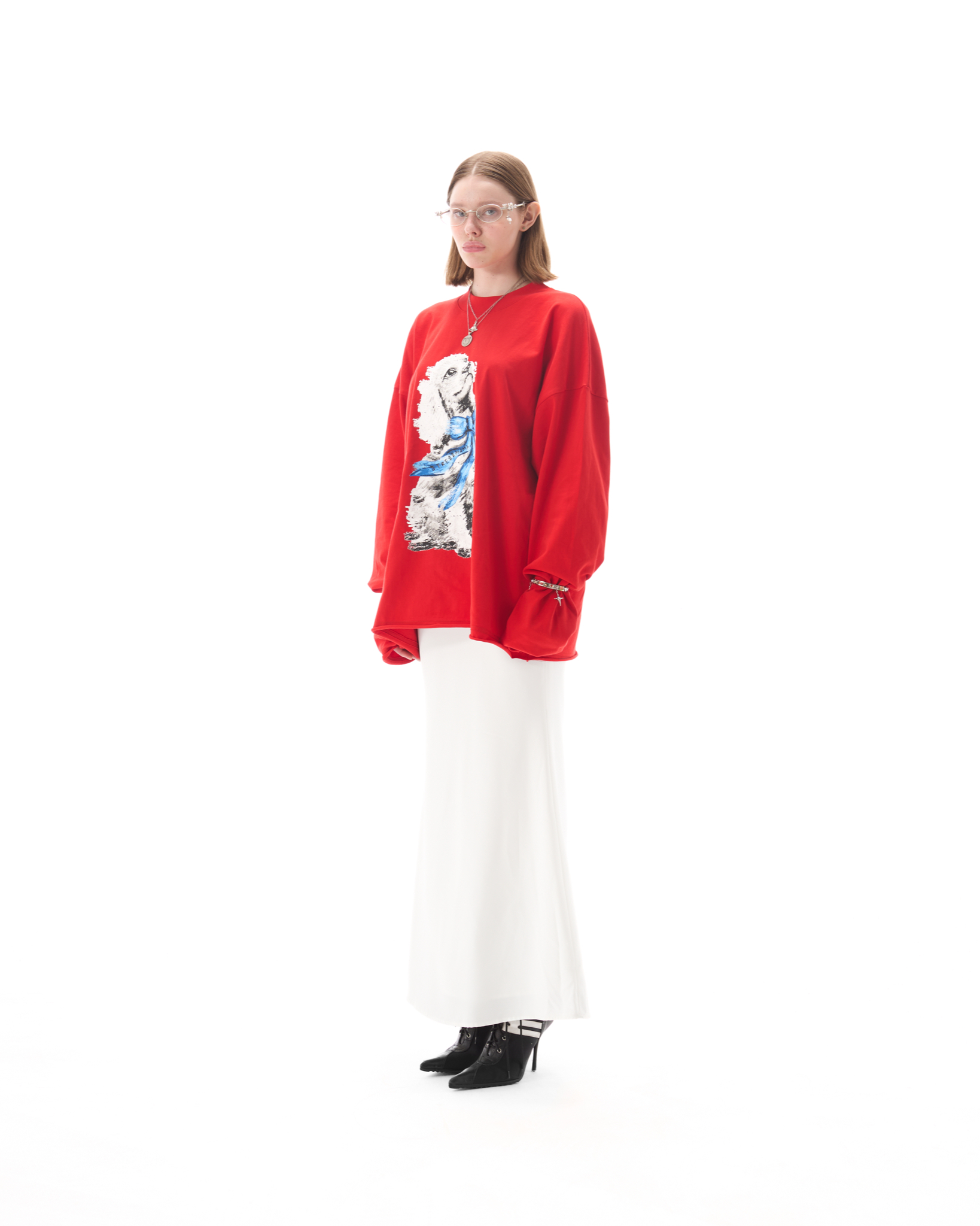 SUMMER24 PUPPY LONG-SLEEVE - RED