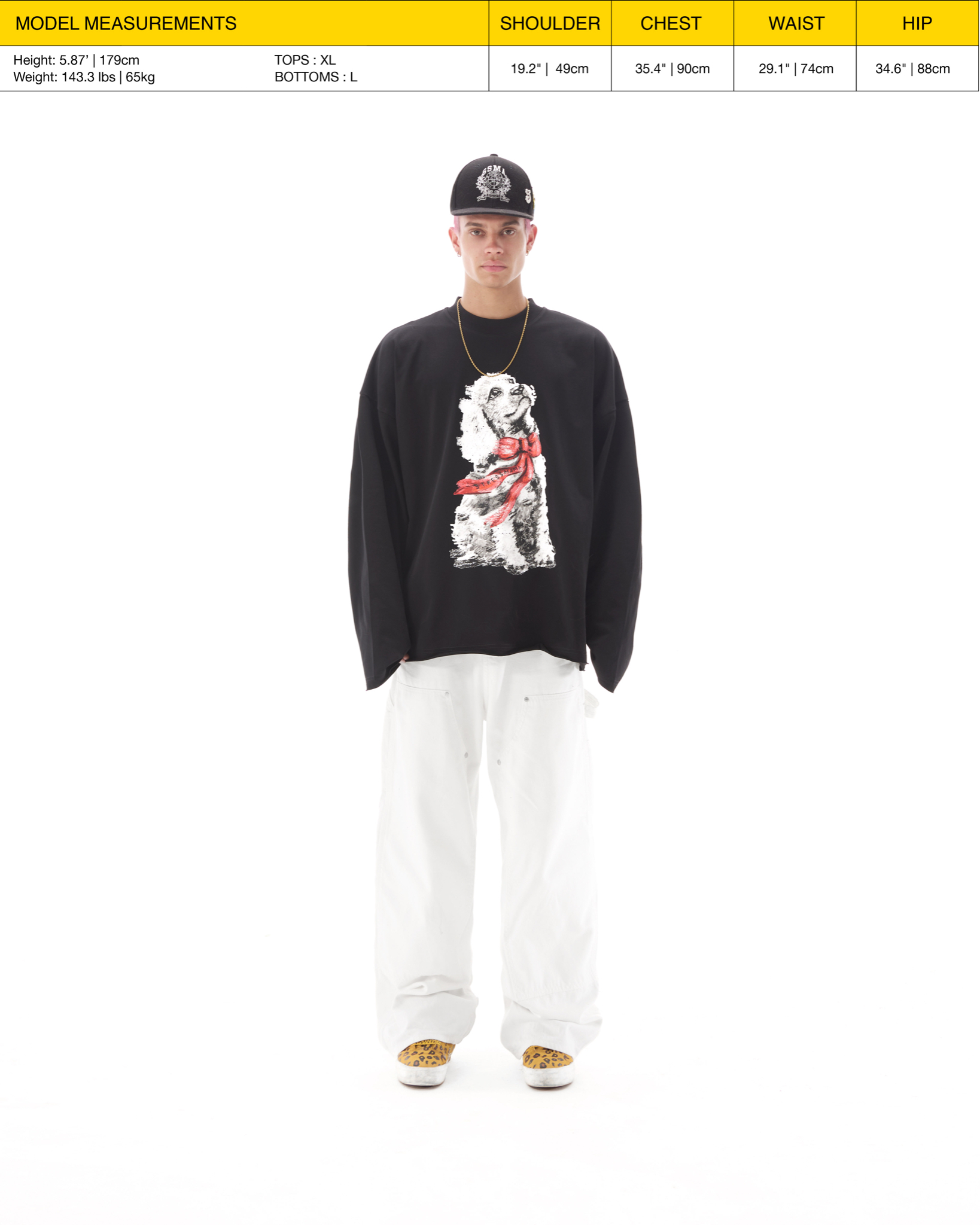 SUMMER24 PUPPY LONG-SLEEVE - BLACK