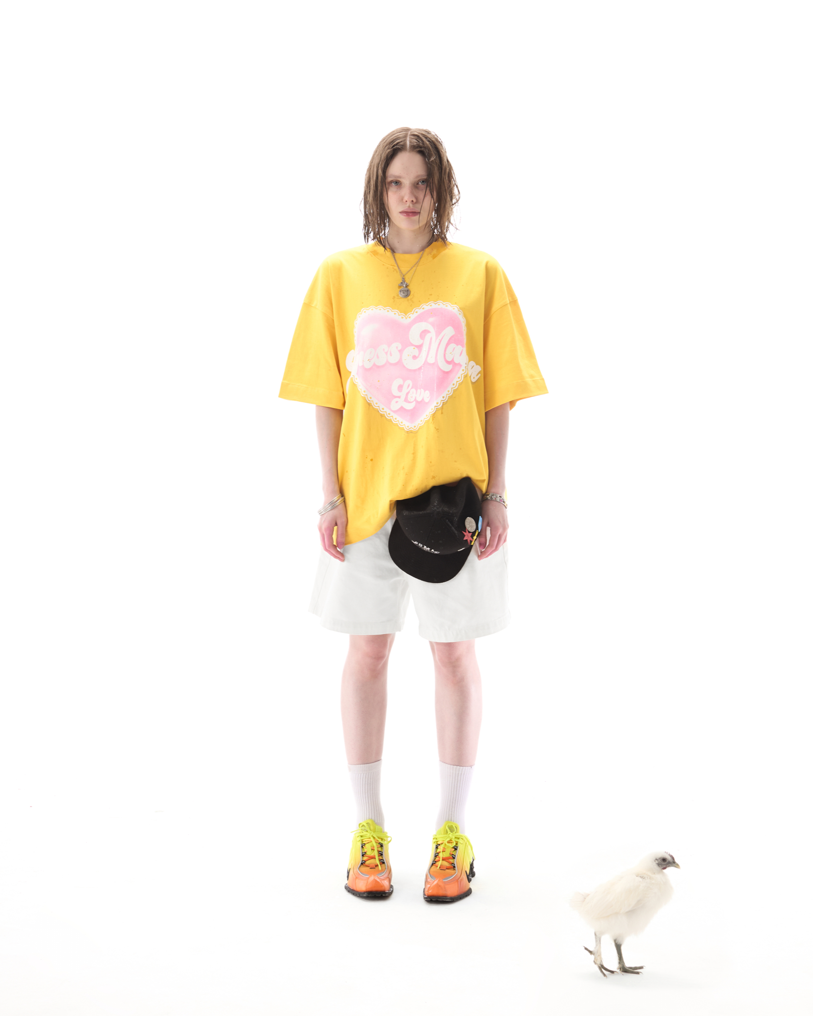 SUMMER24 HEART T-SHIRT - YELLOW