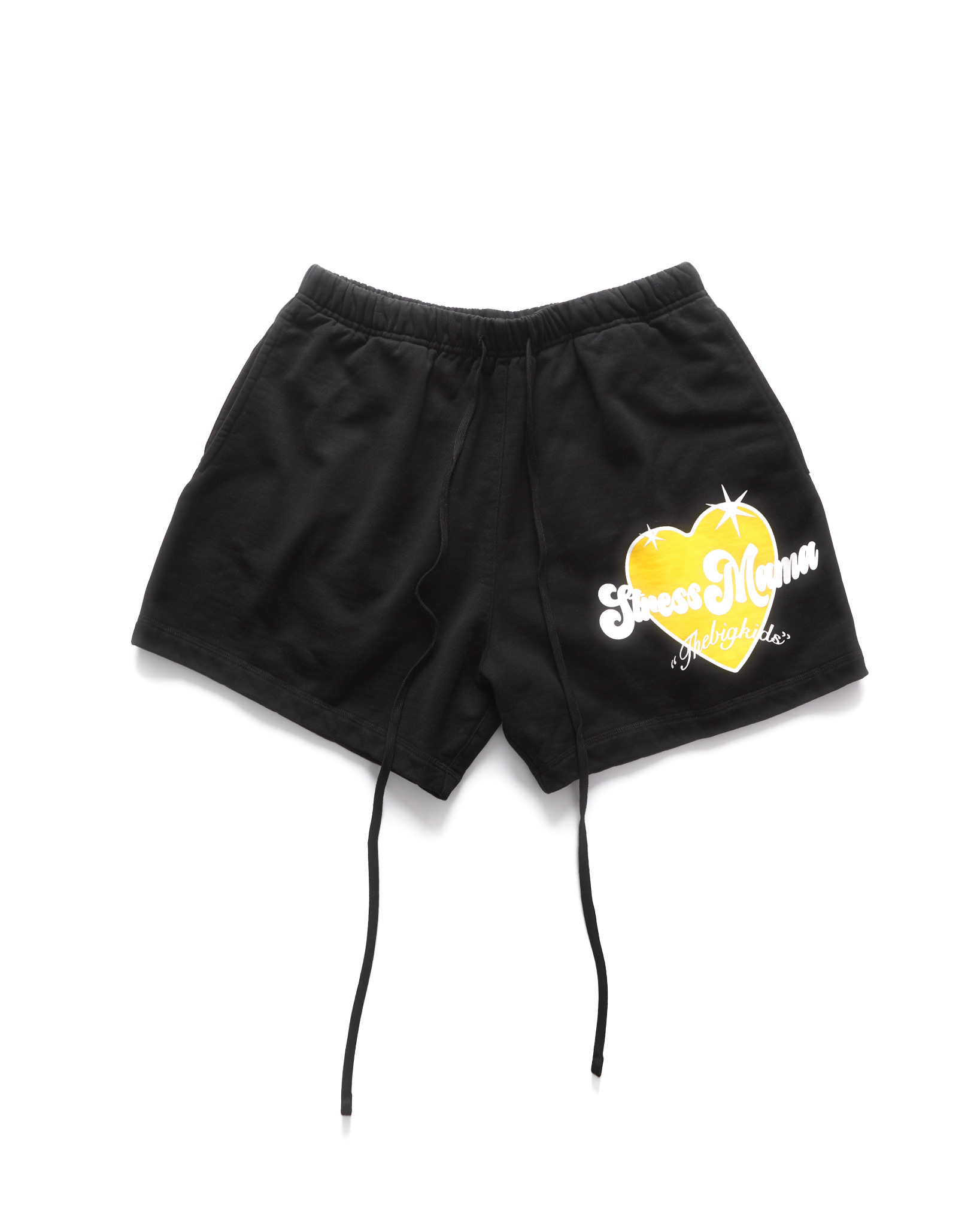 SUMMER24 HEART SHORTS - BLACK