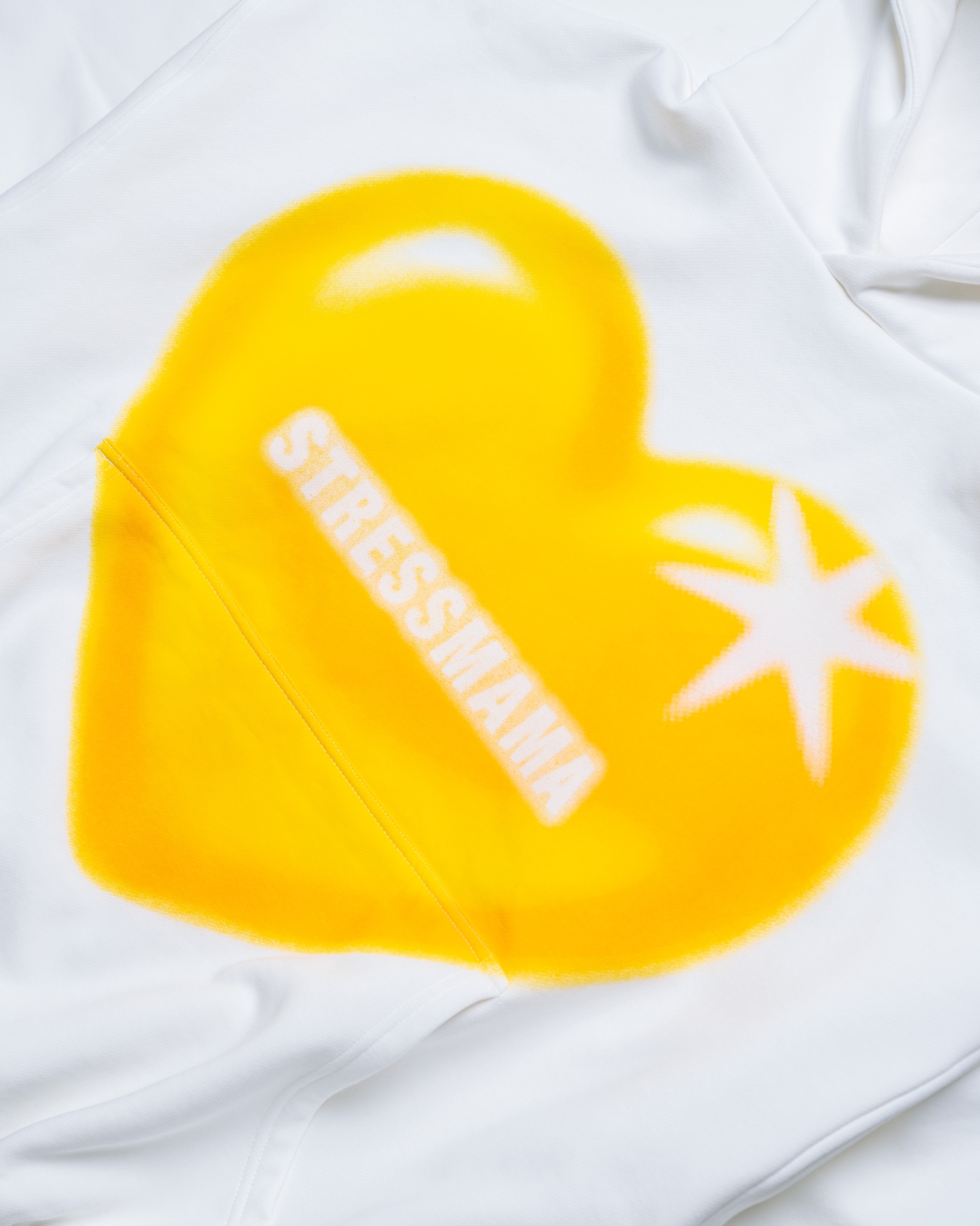 SUNLIT HEART HOODIE - WHITE