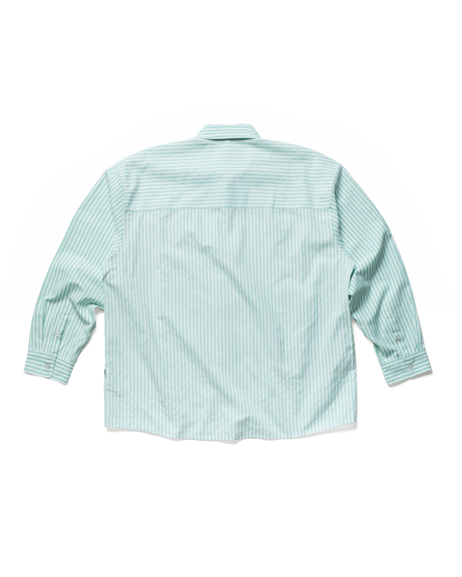 RESORT24 LEISURE LONG-SLEEVE SHIRT - GREEN STRIPE