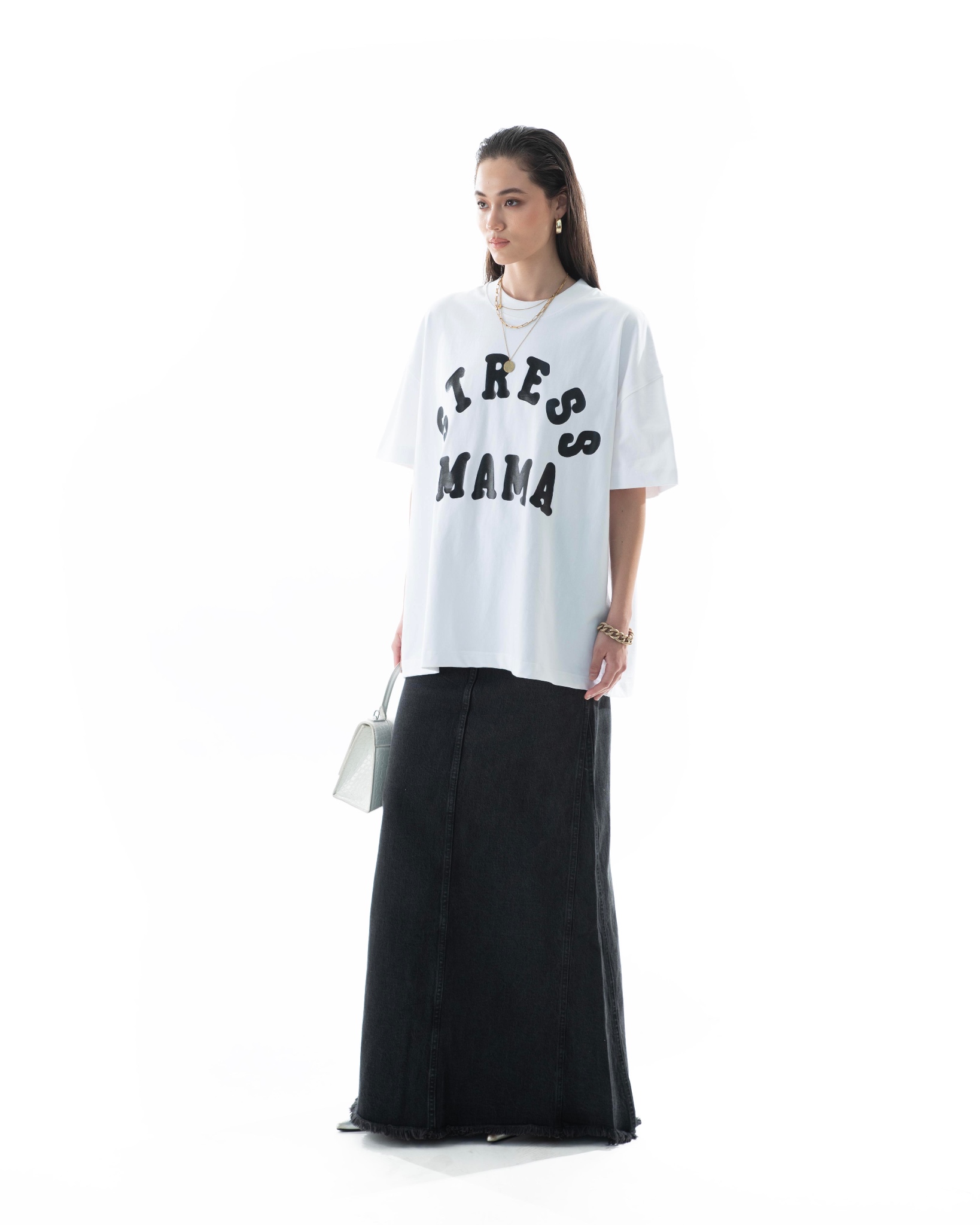 STRESSMAMA CORE T-SHIRT - WHITE