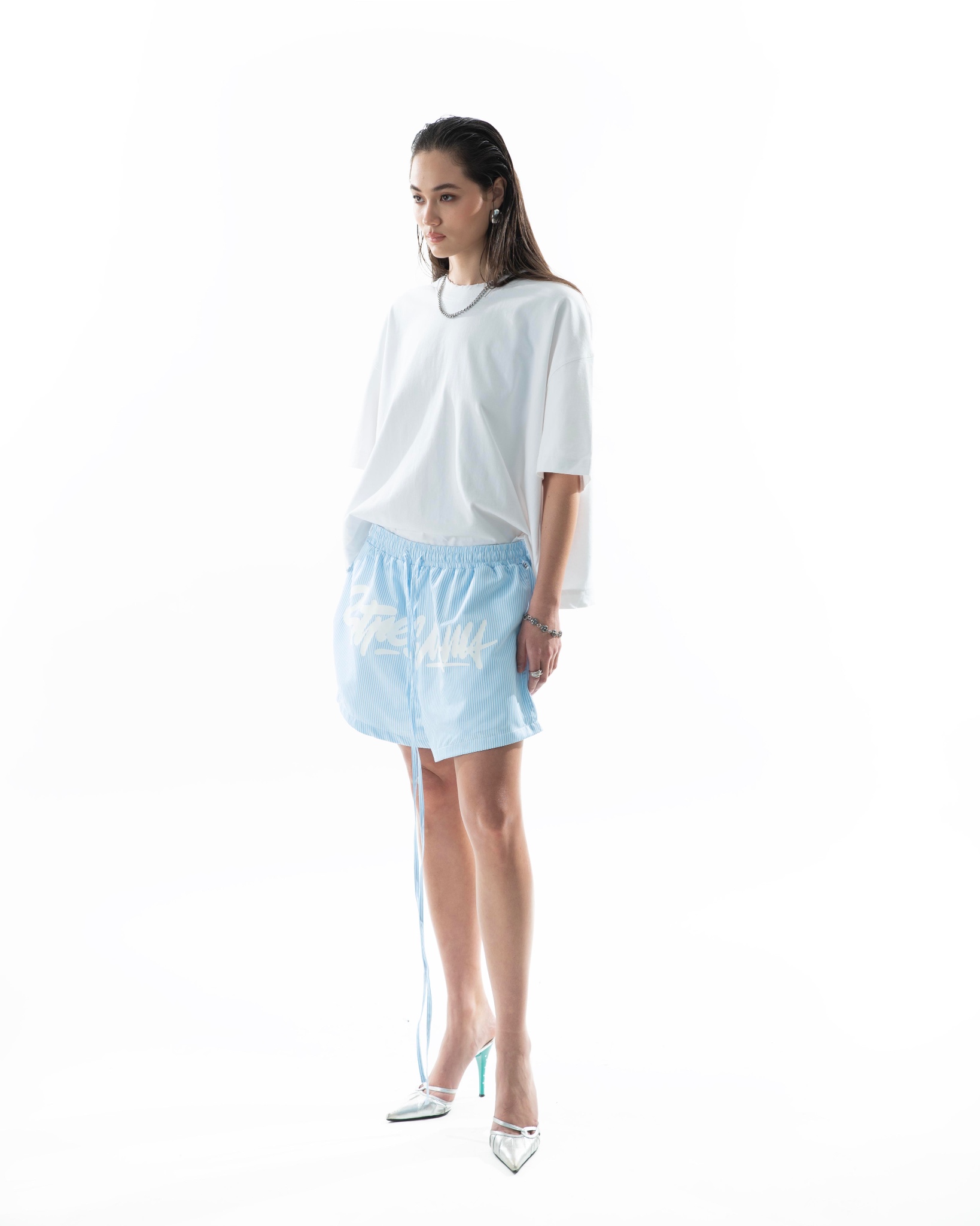 SUMMER24 JUICY SHORTS - BABY BLUE