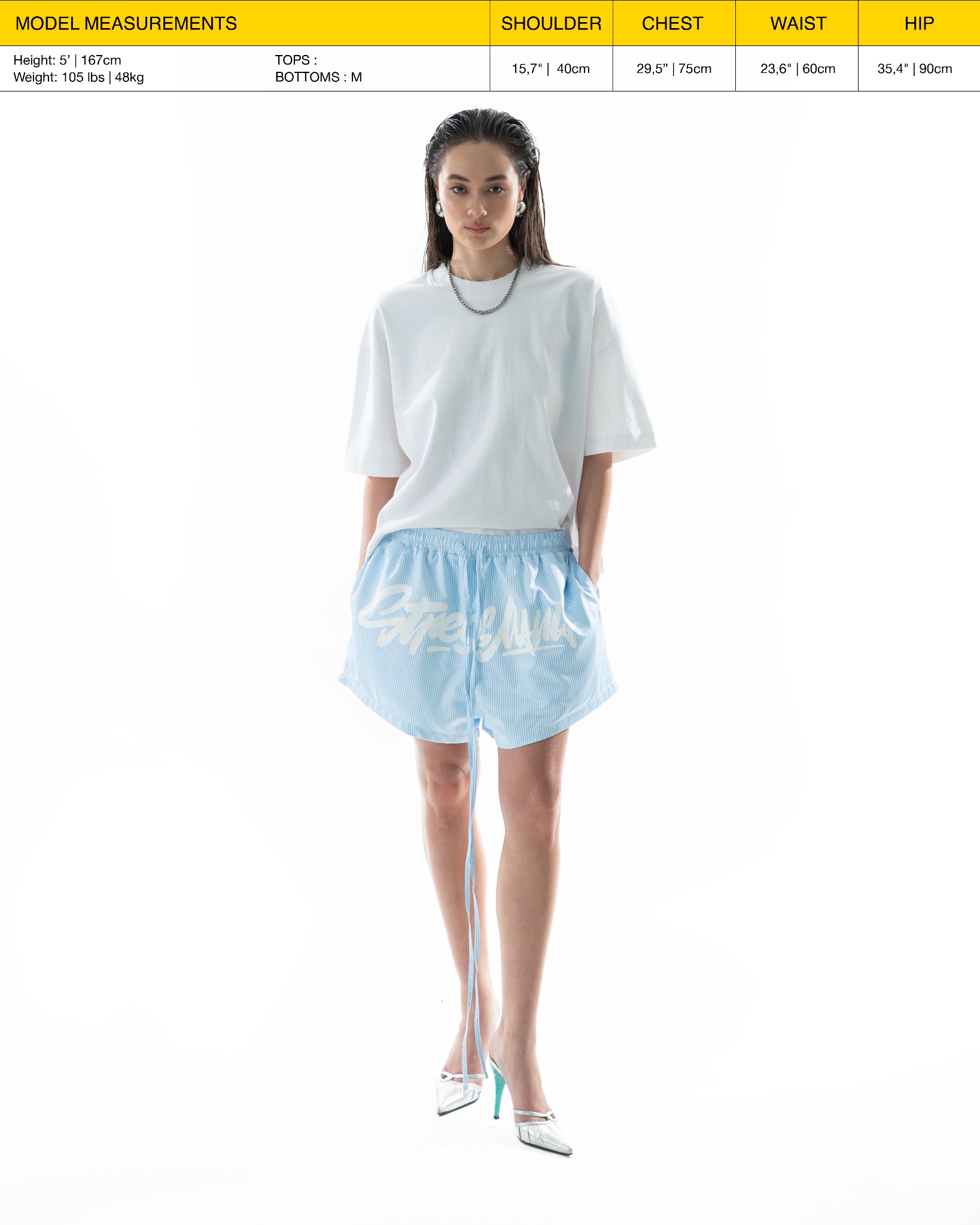 SUMMER24 JUICY SHORTS - BABY BLUE