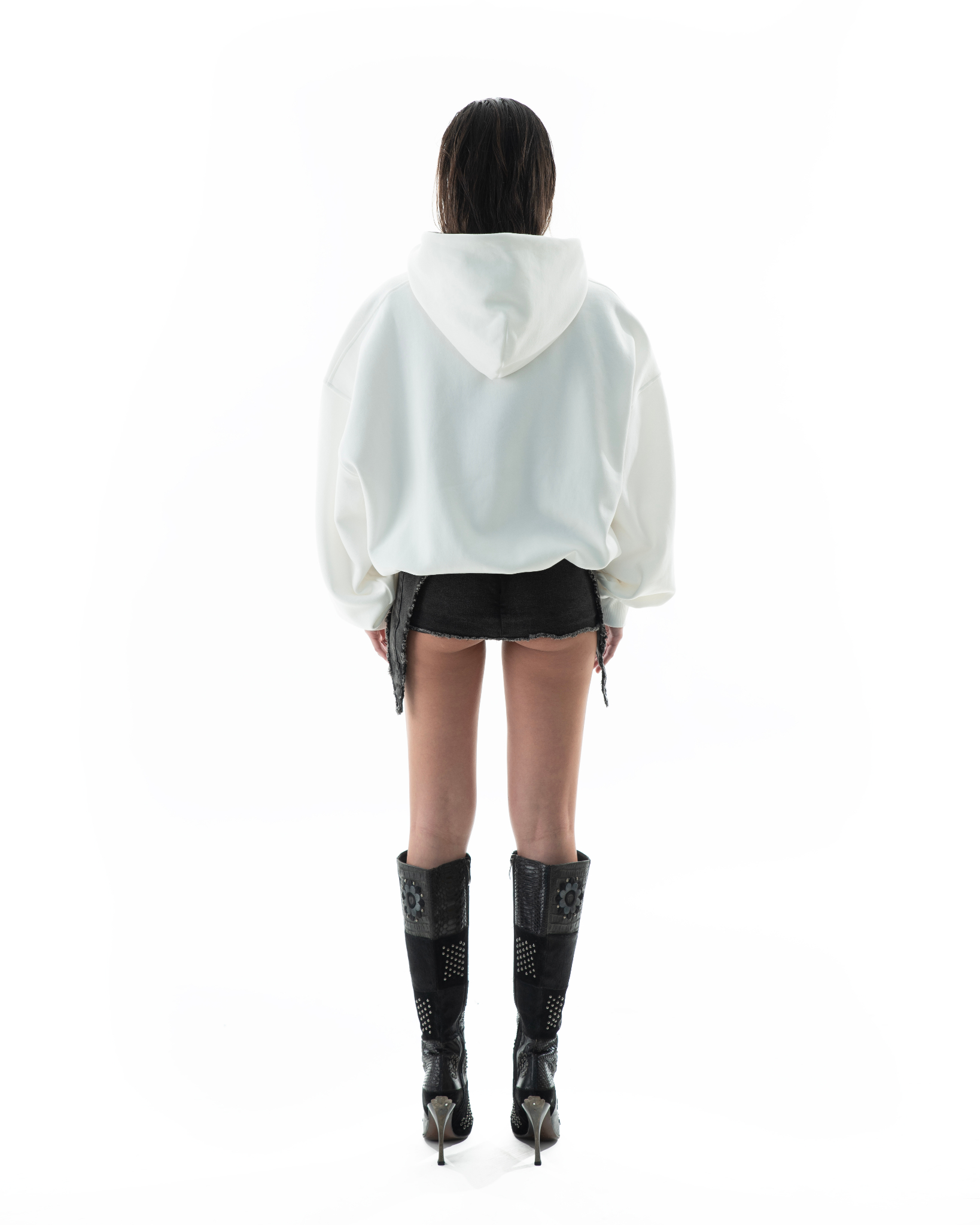 SUNLIT HEART HOODIE - WHITE