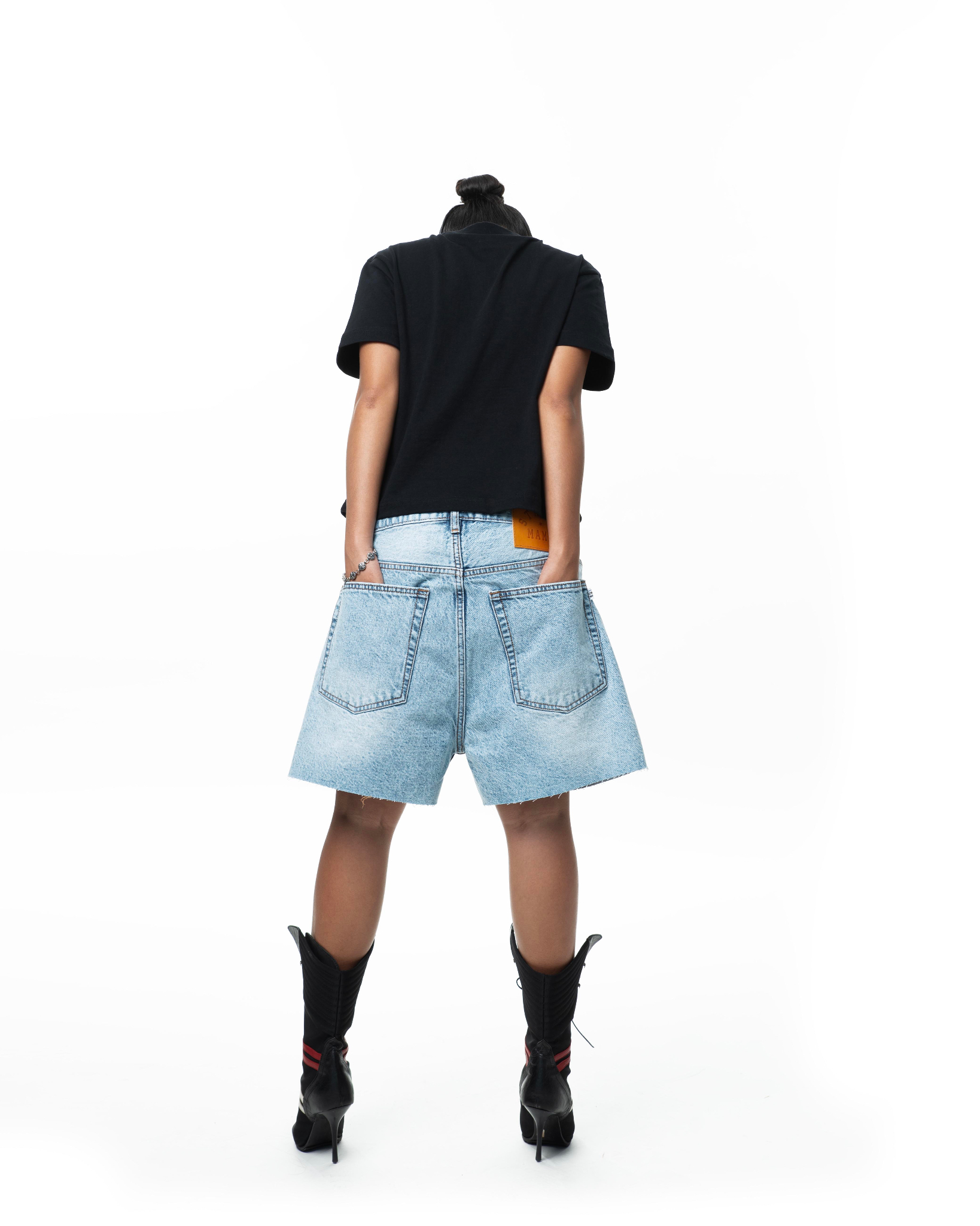 SSMA CORE DENIM SHORTS - BLUE