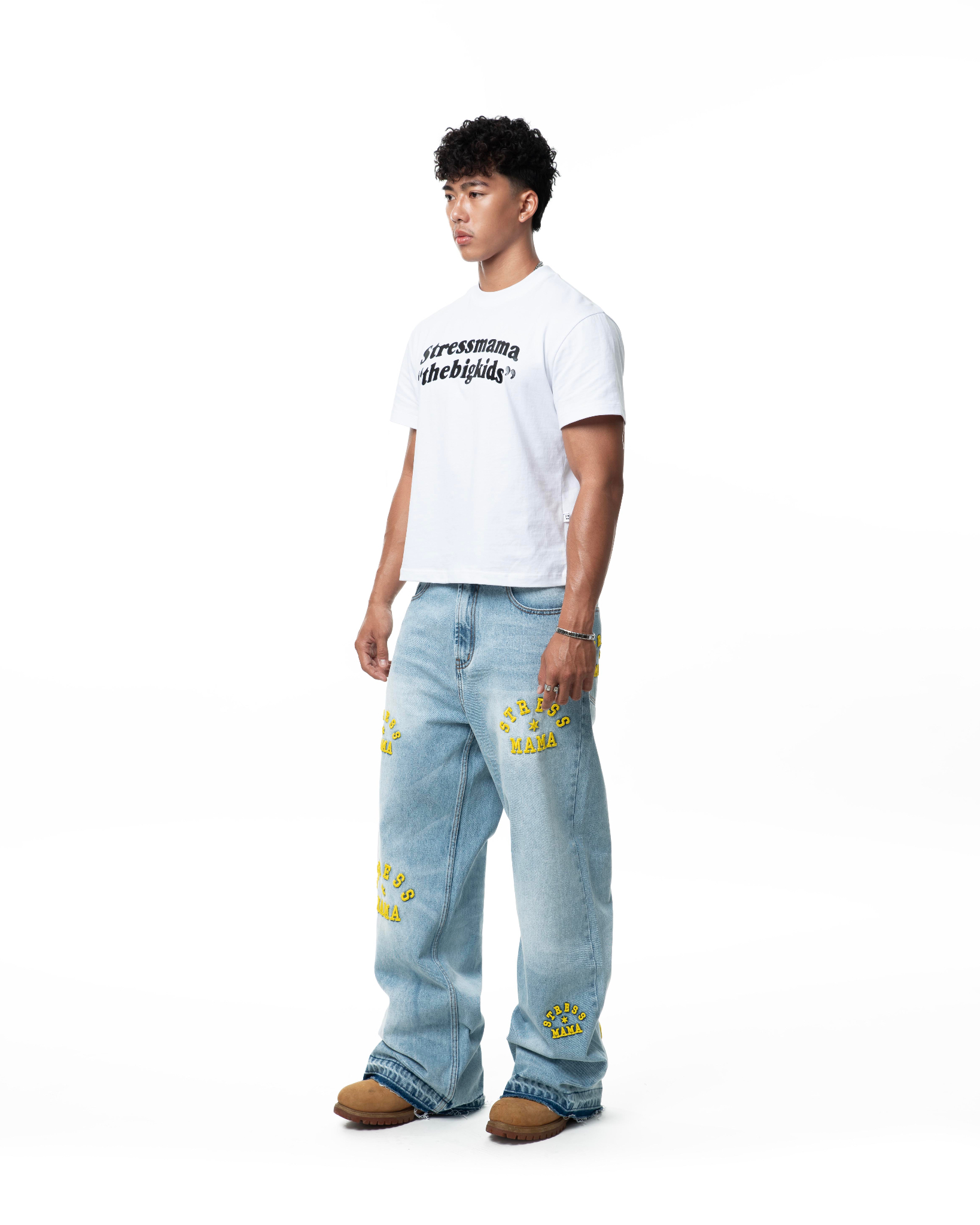 SSMA LOGO JEANS - BLUE