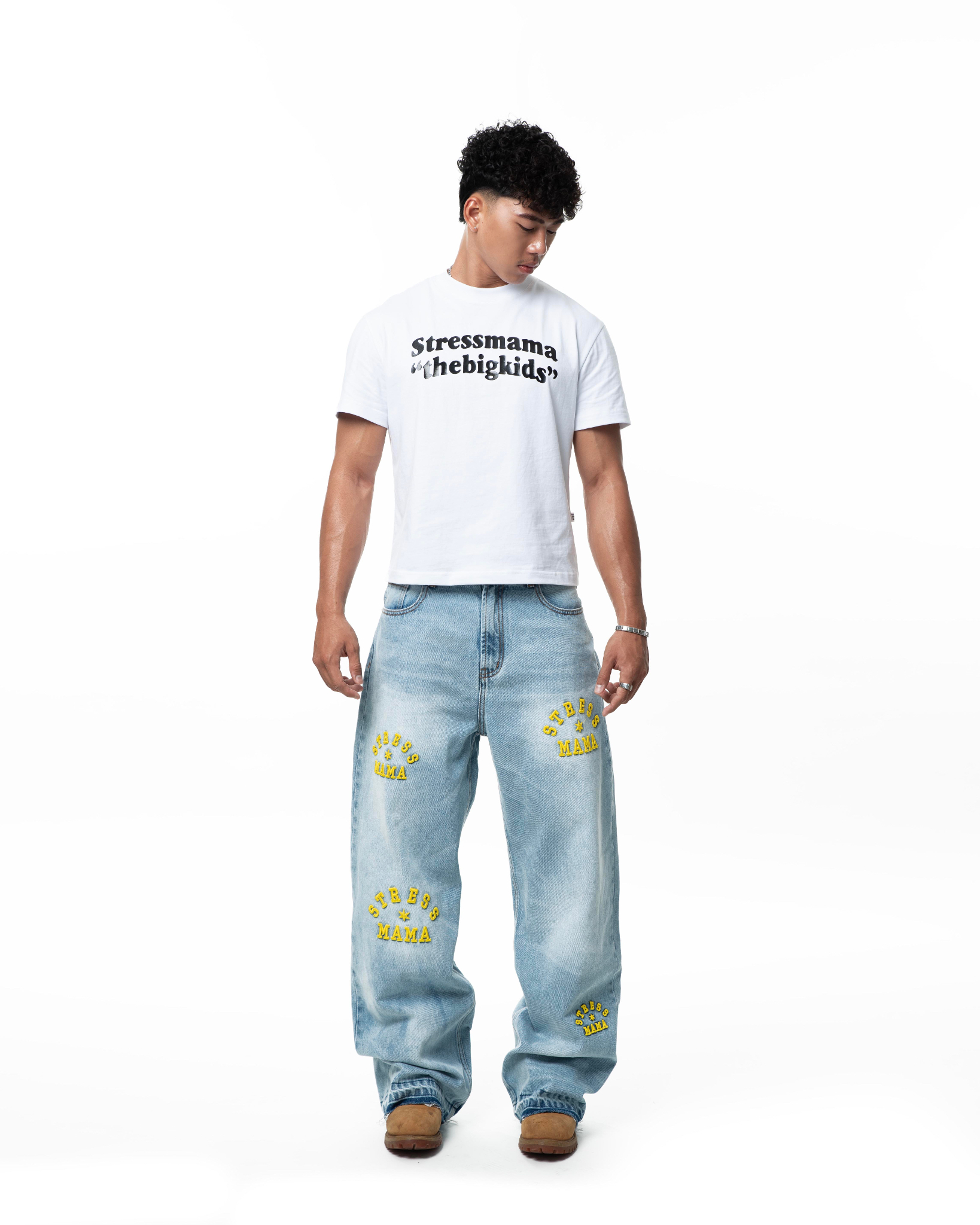 SSMA LOGO JEANS - BLUE