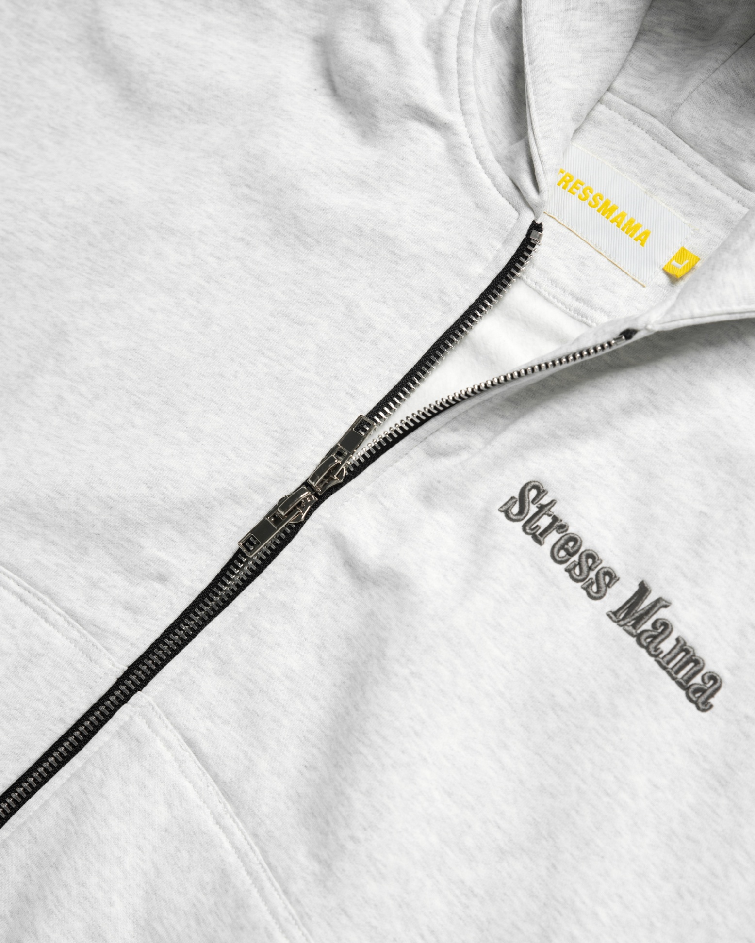 SSMA LOGO ZIP HOODIE - GREY