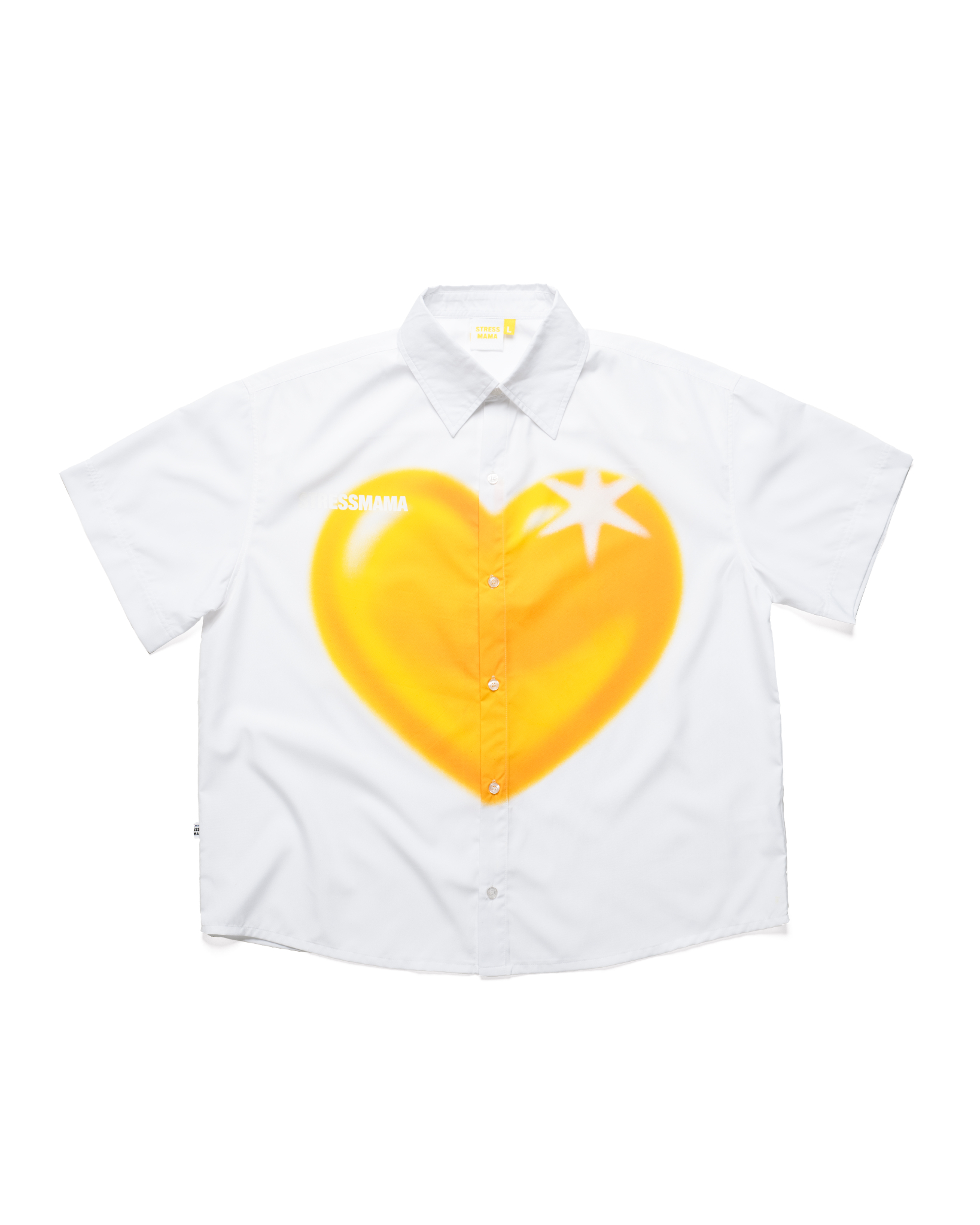 SUNLIT HEART SHIRT - WHITE