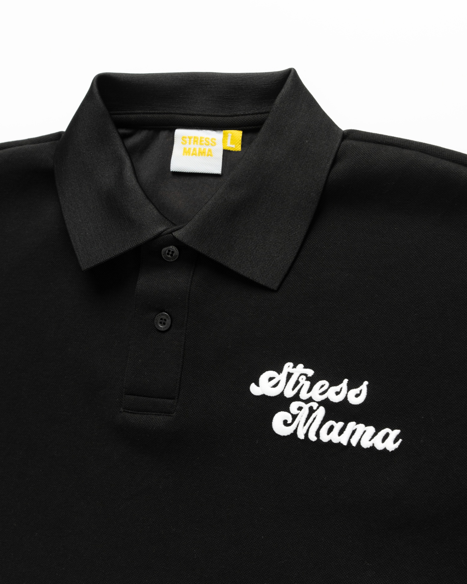 SSMA CORE POLO SHIRT - BLACK