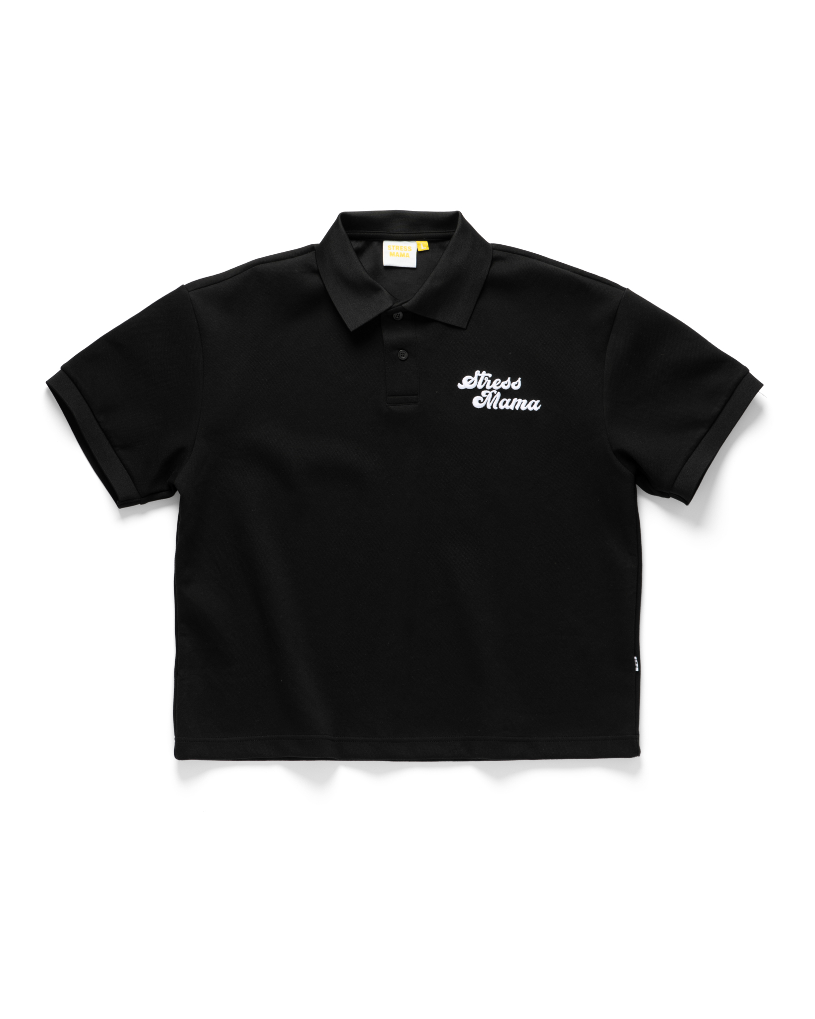 SSMA CORE POLO SHIRT - BLACK