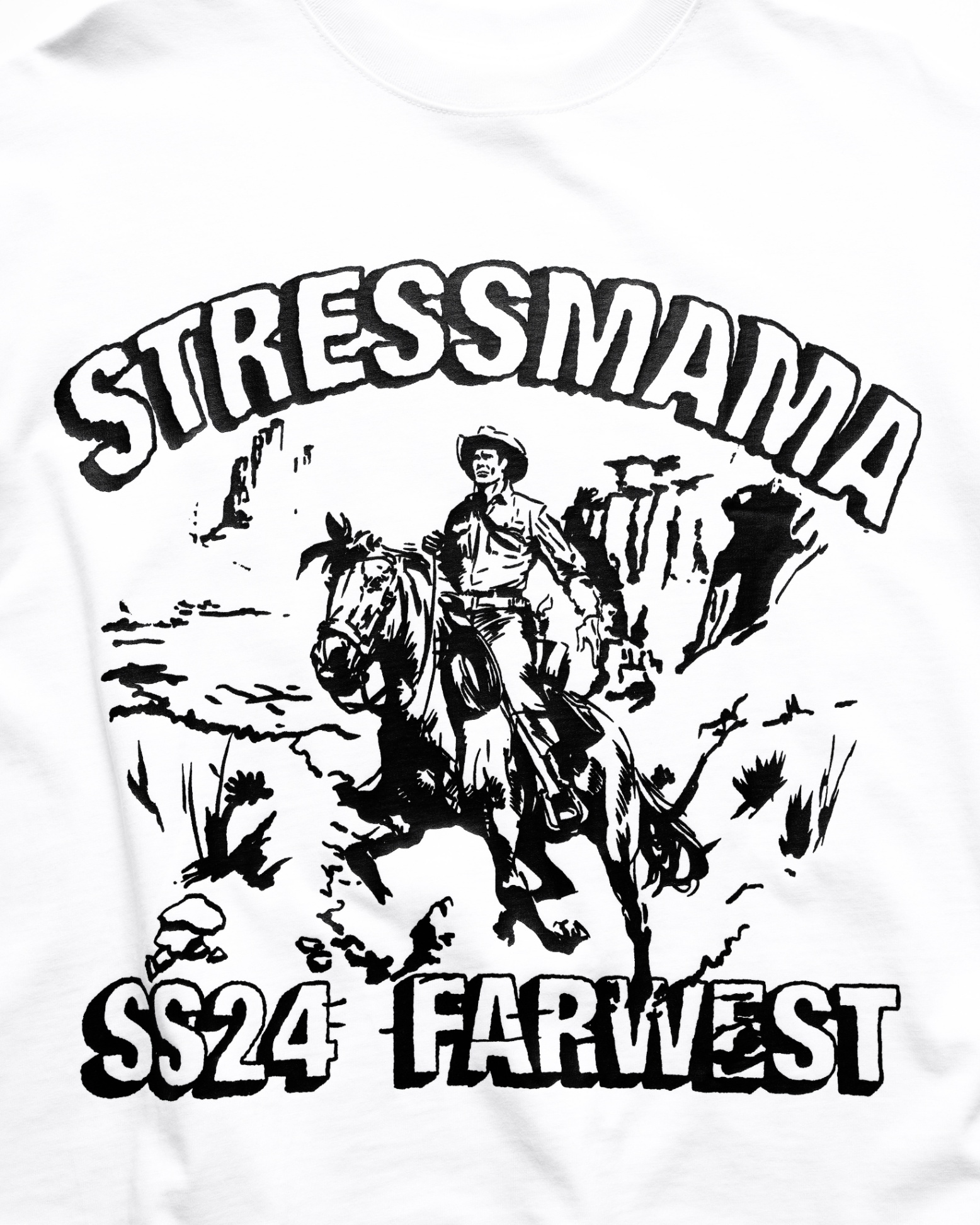 SSMA FAR WEST T-SHIRT - WHITE