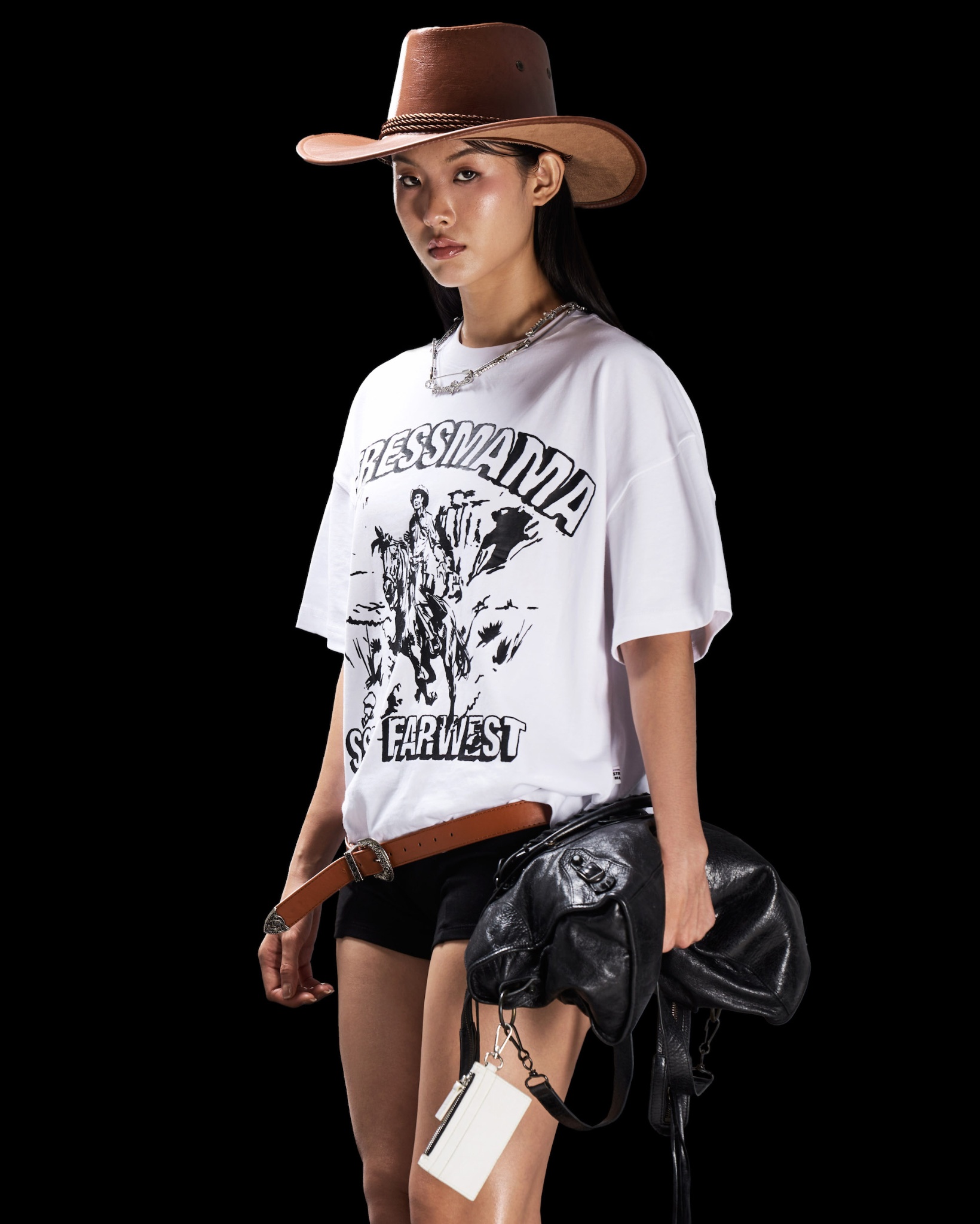 SSMA FAR WEST T-SHIRT - WHITE