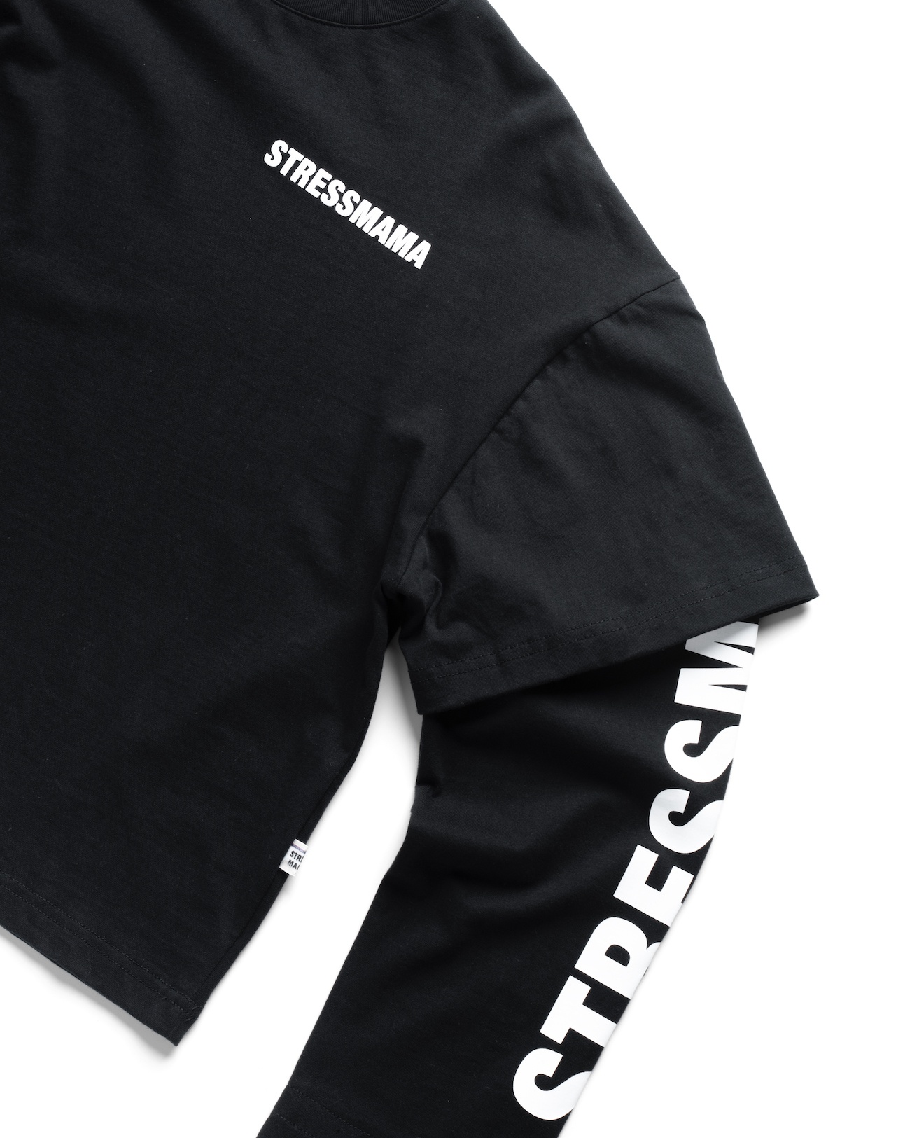 FALL24 DOUBLE-SLEEVED T-SHIRT - BLACK