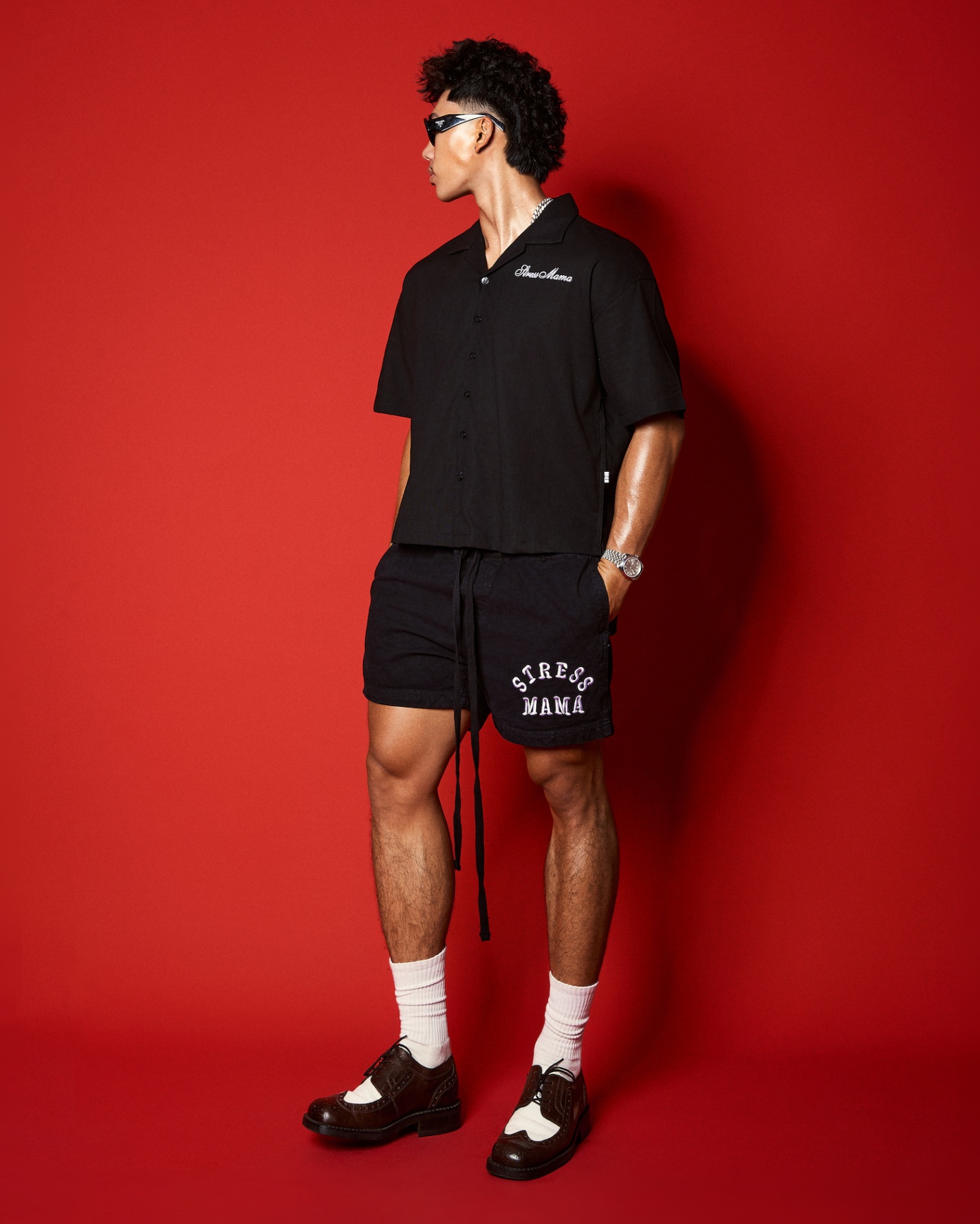 SSMA CORE CANVAS SHORTS - BLACK