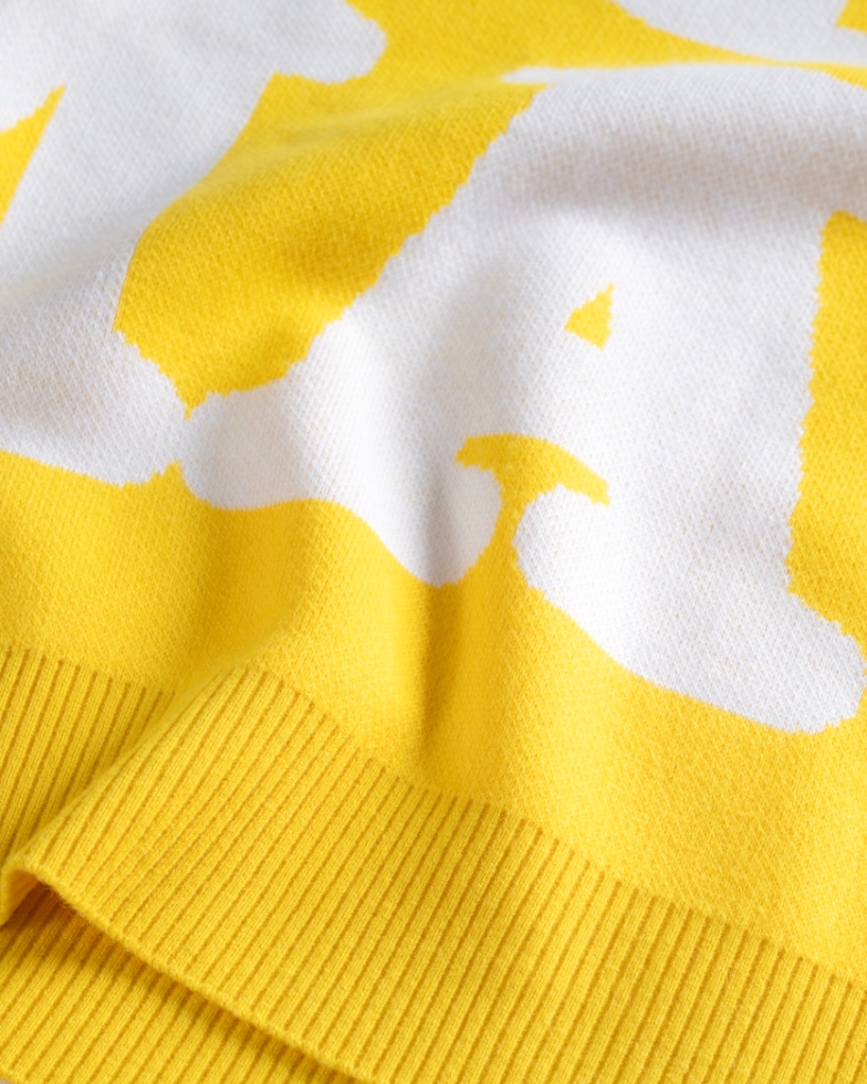 SSMA KNIT SWEATER - YELLOW