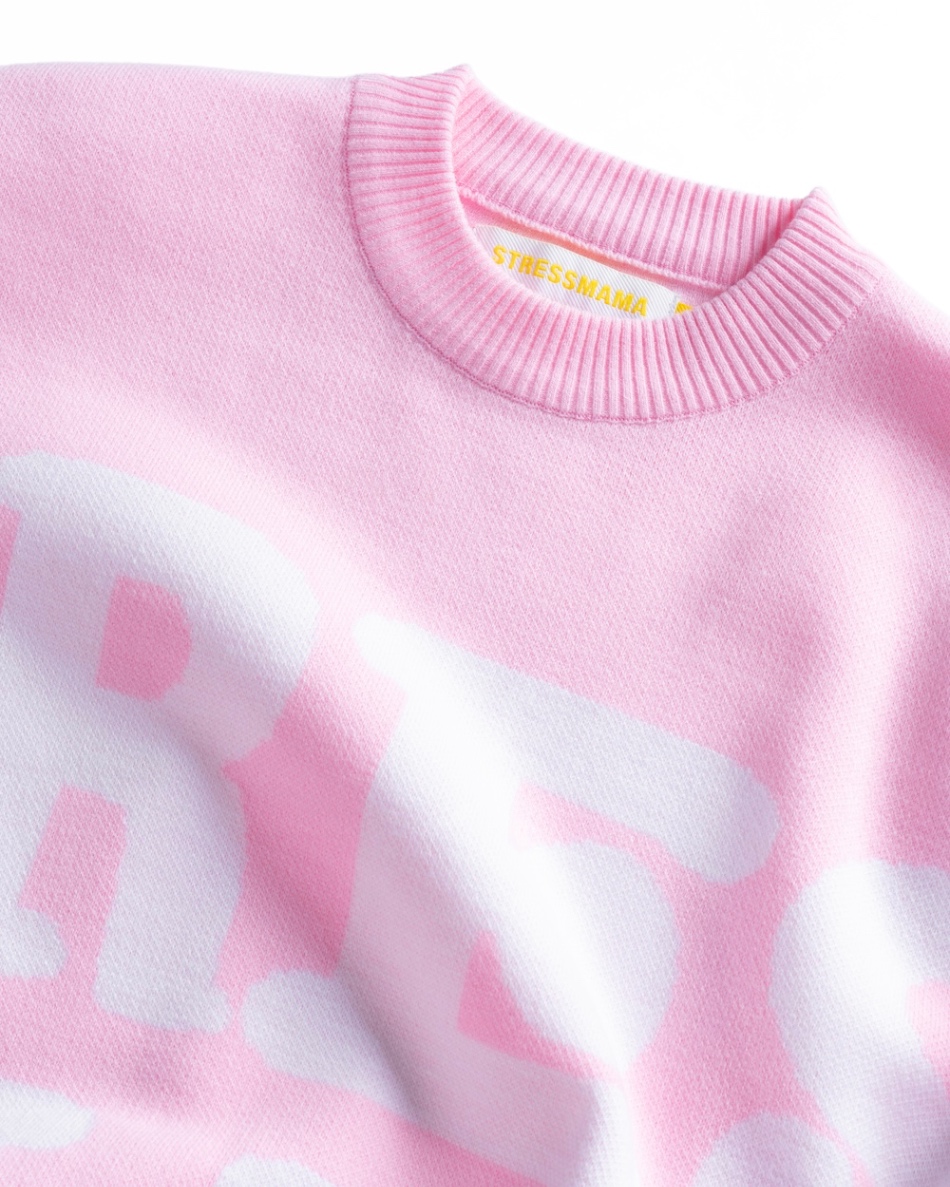 SSMA KNIT SWEATER - PINK