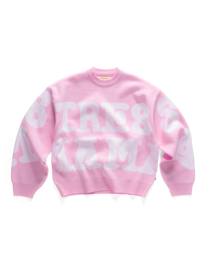 SSMA KNIT SWEATER - PINK