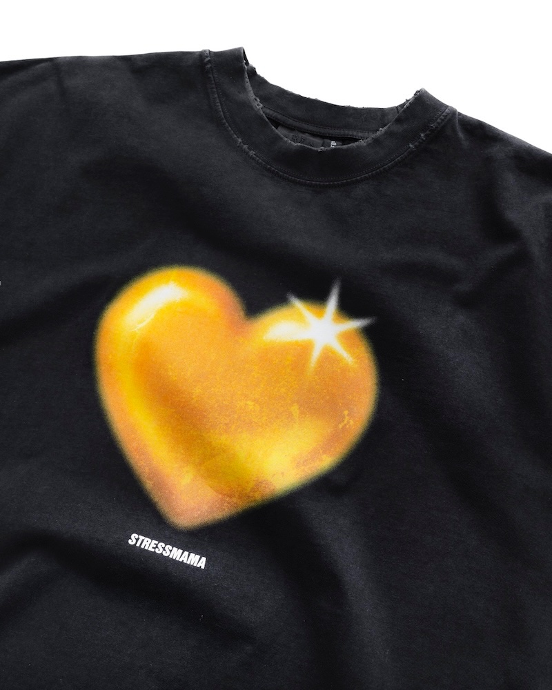 SSMA SUNLIT HEART V2 T-SHIRT - BLACK