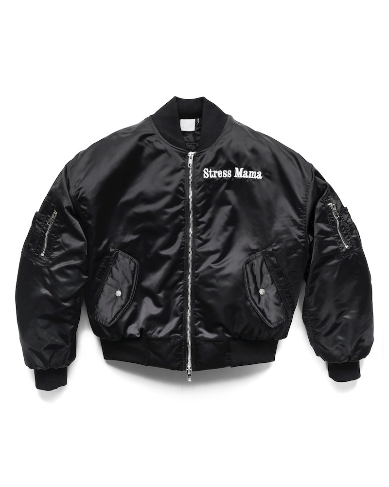 FW24 TBK BOMBER JACKET - BLACK