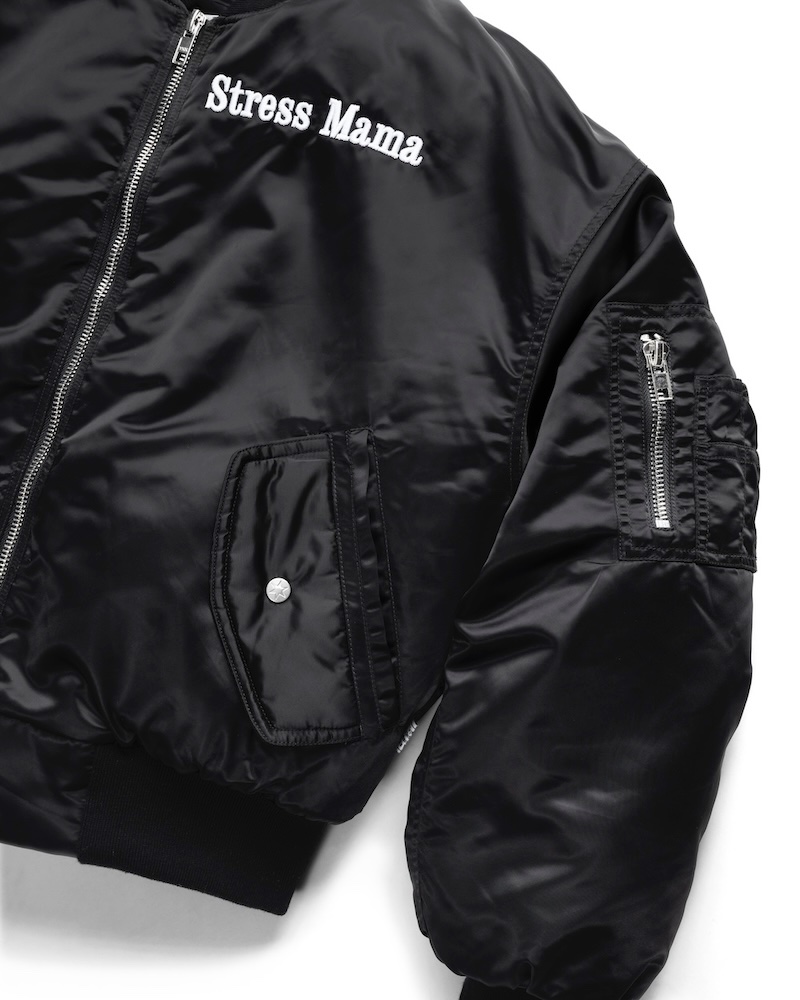 FW24 TBK BOMBER JACKET - BLACK