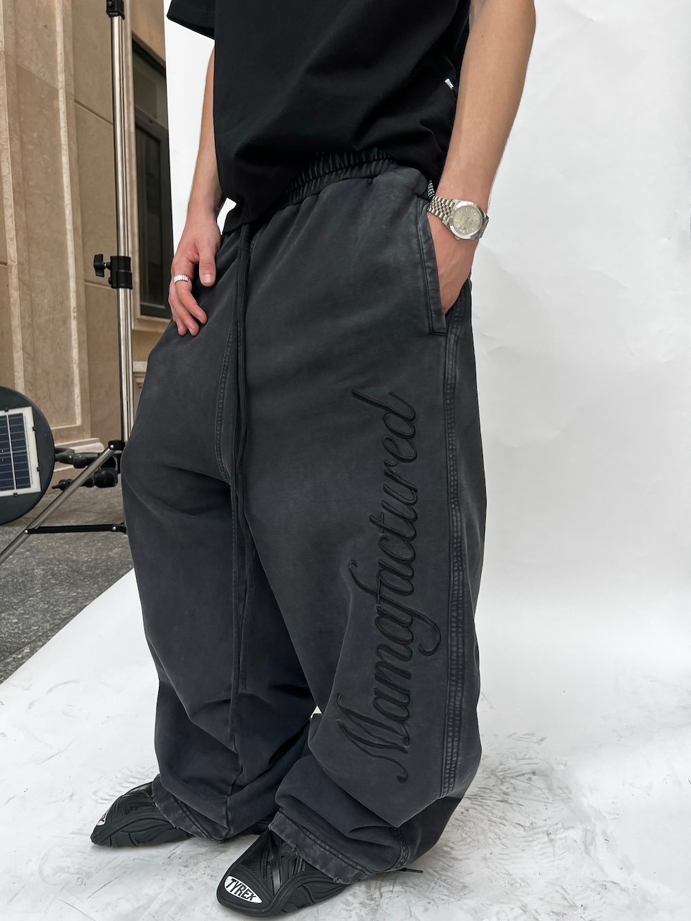 SSMA MMF SWEAT PANTS - BLACK