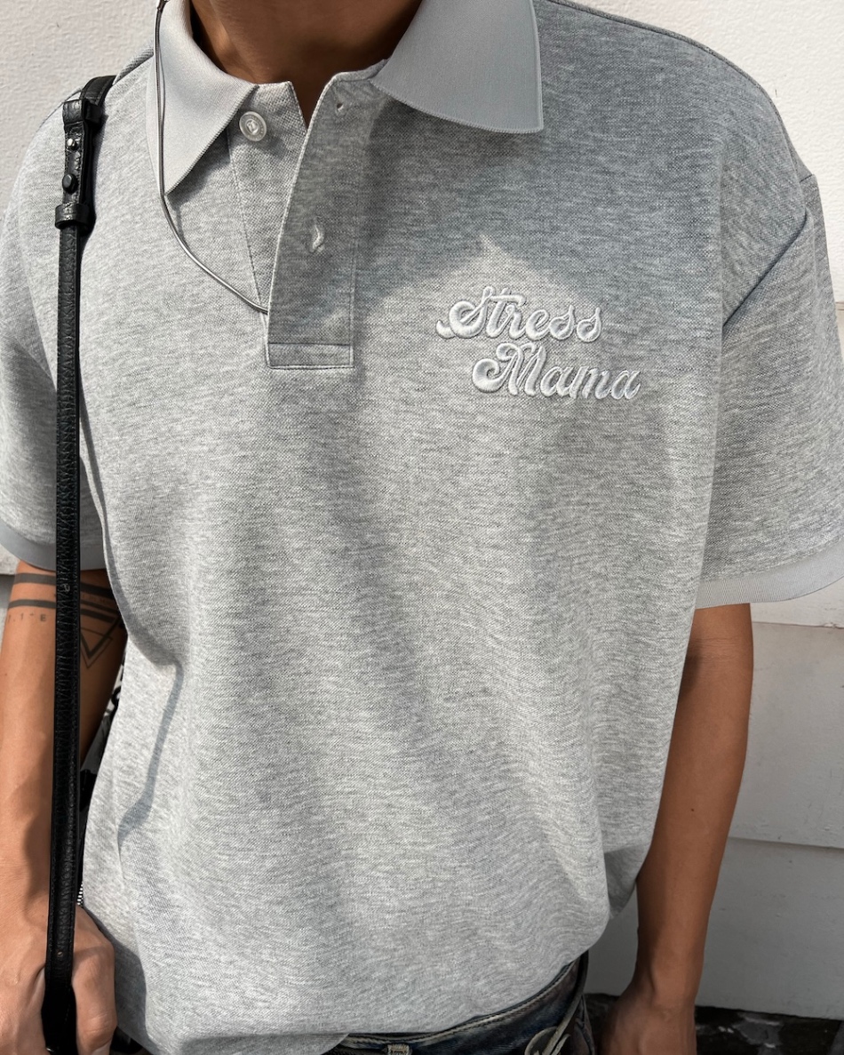 SSMA CORE POLO SHIRT - GRAY