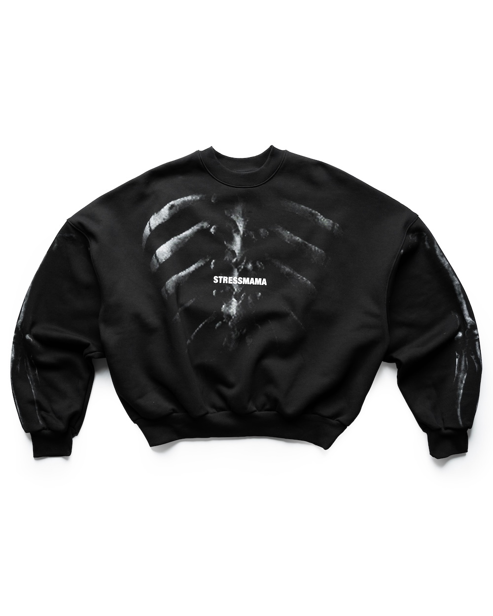 HOLIDAY24 BONE SWEATER -   BLACK