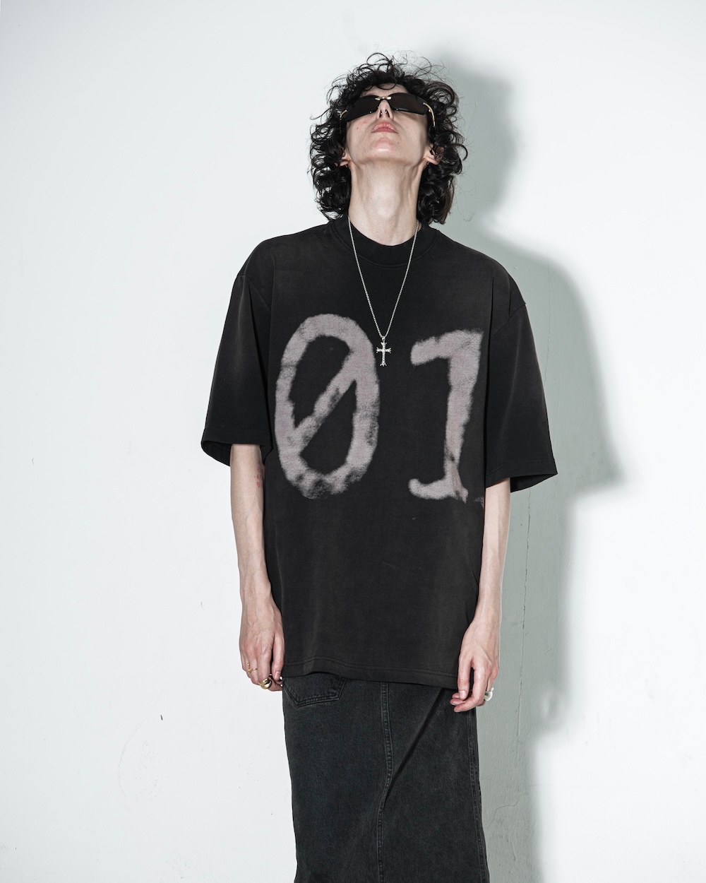 HOLIDAY24 01 WASHED T-SHIRT - BLACK