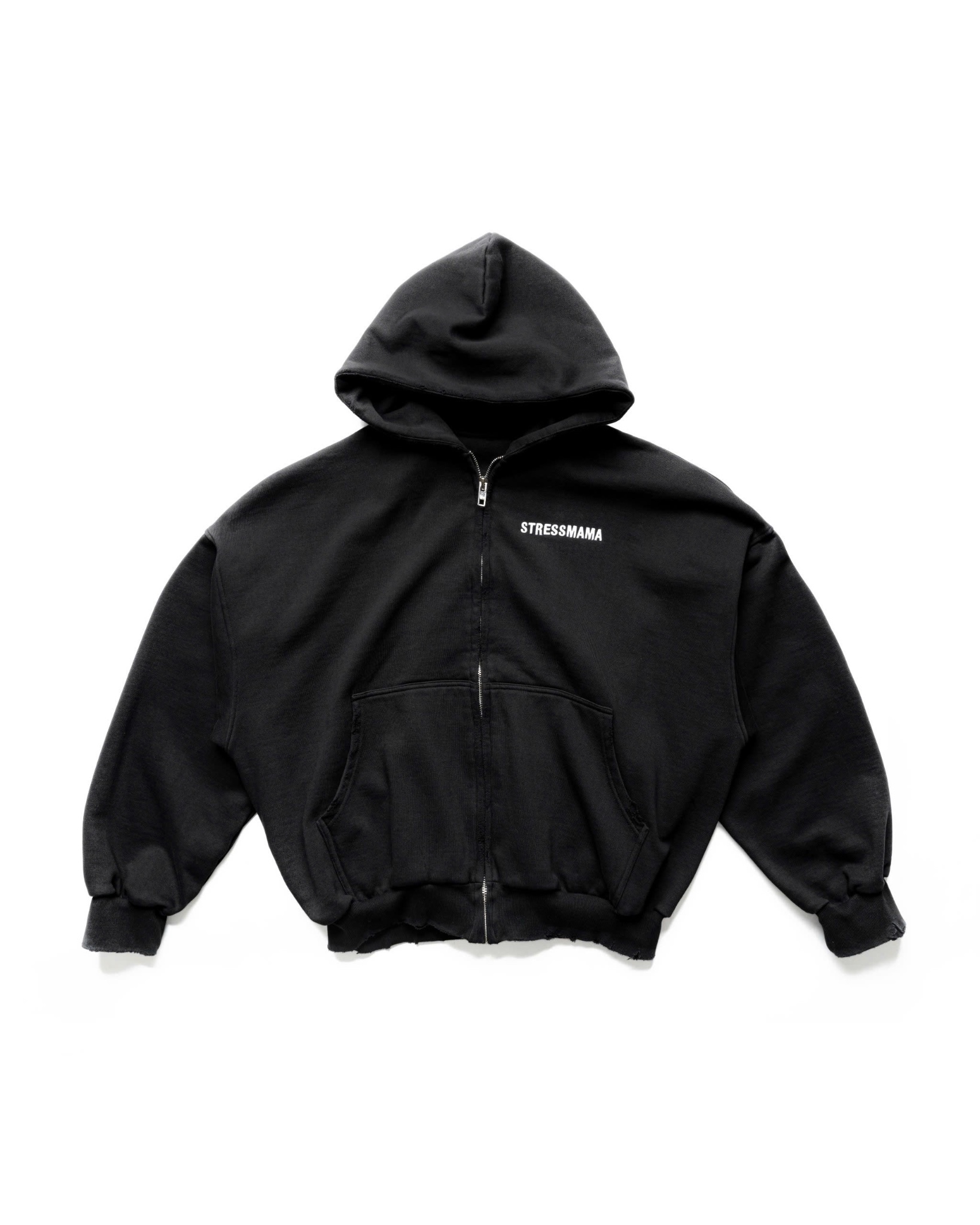 SSMA COACH ZIP HOODIE - BLACK