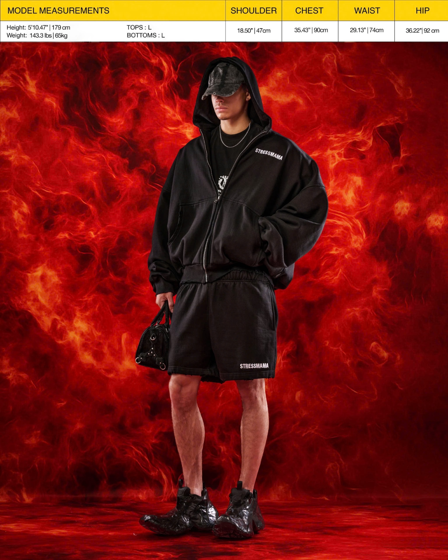 SSMA COACH ZIP HOODIE - BLACK