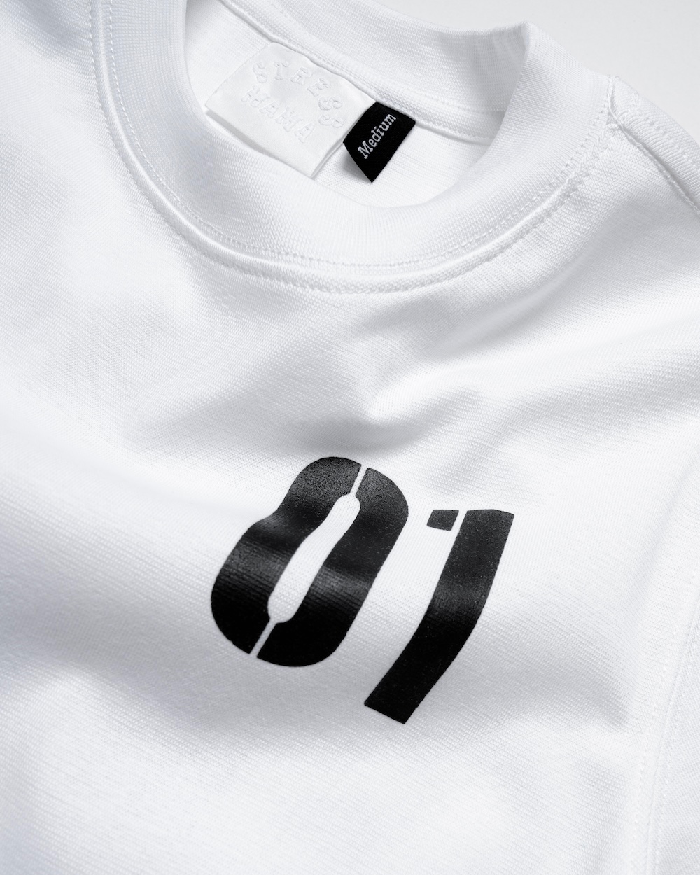 SSMA 01 SMART FIT T-SHIRT - WHITE