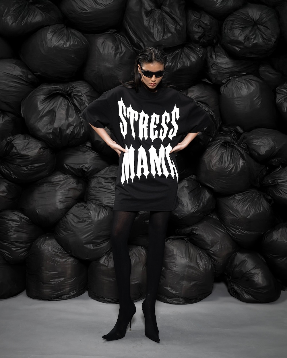 SUMMER25 THREAT T-SHIRT - BLACK