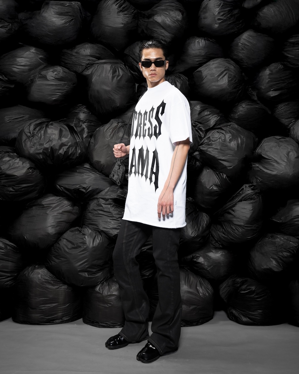 SUMMER25 THREAT T-SHIRT - WHITE