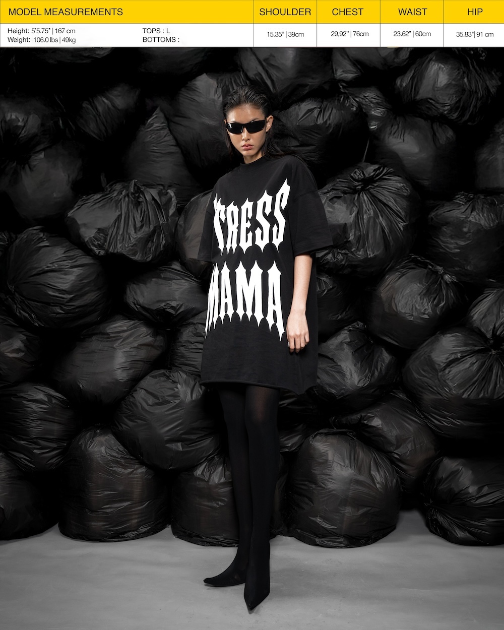 SUMMER25 THREAT T-SHIRT - BLACK