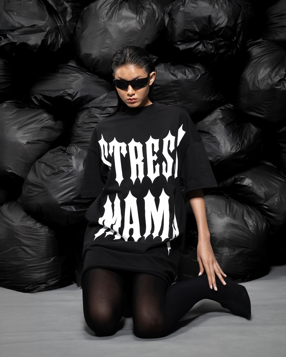 SUMMER25 THREAT T-SHIRT - BLACK