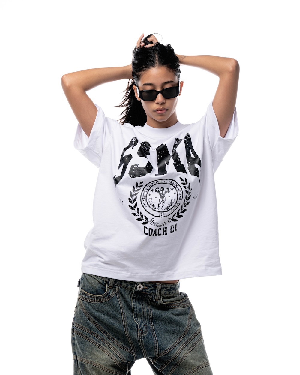 SSMA PT UNIVERSITY T-SHIRT - WHITE