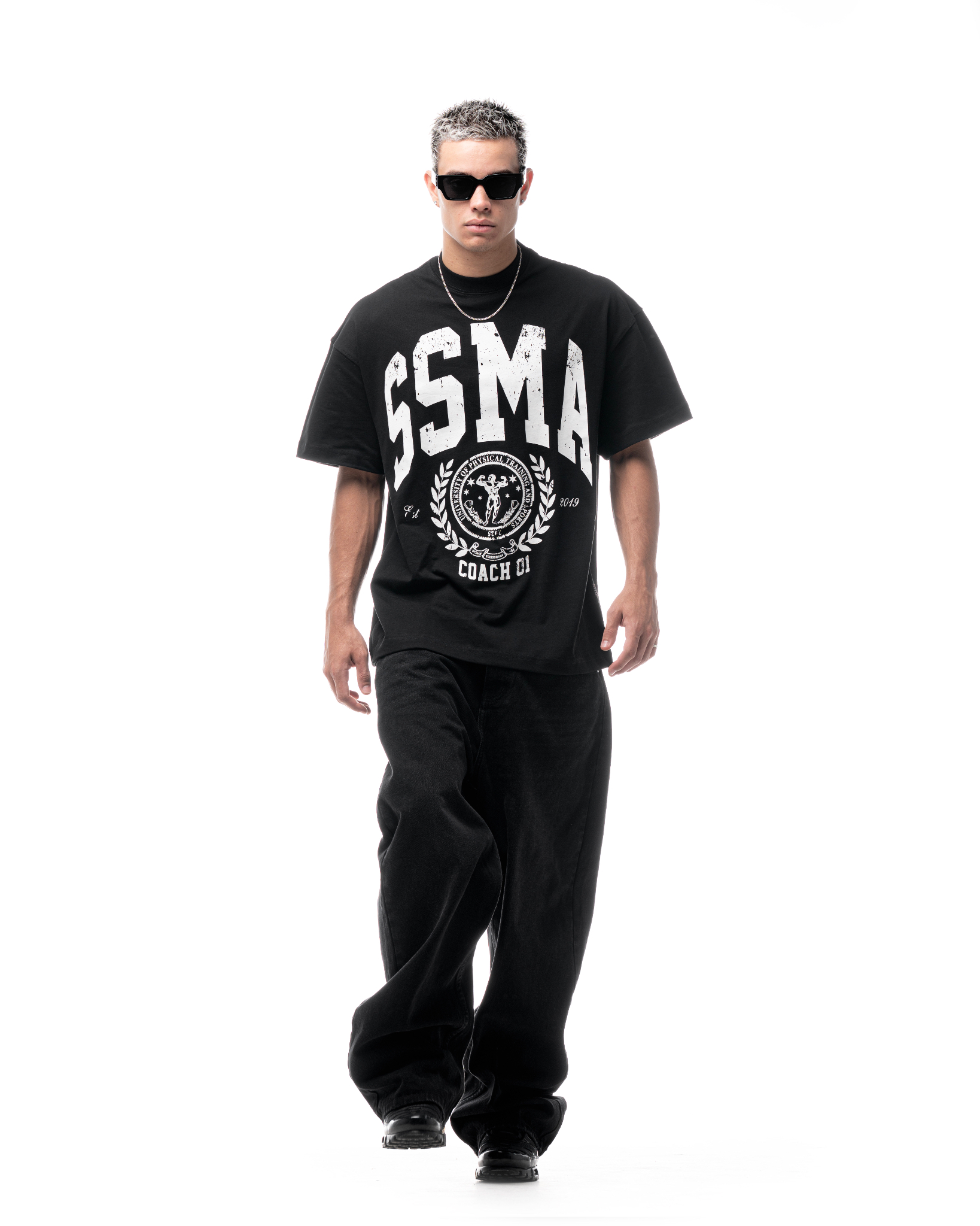 SSMA PT UNIVERSITY T-SHIRT - BLACK