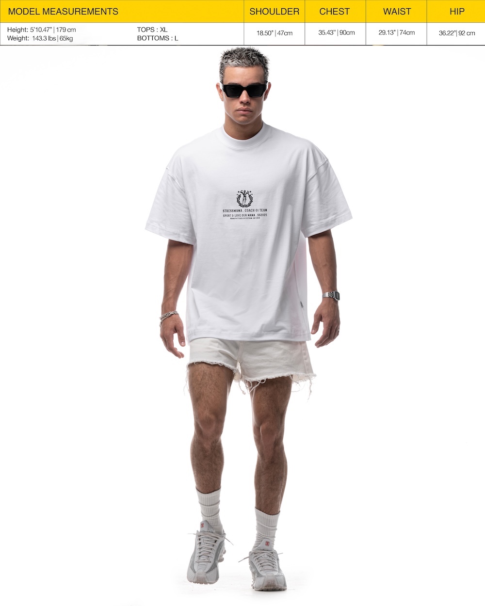SSMA BODYBUILDING T-SHIRT - WHITE