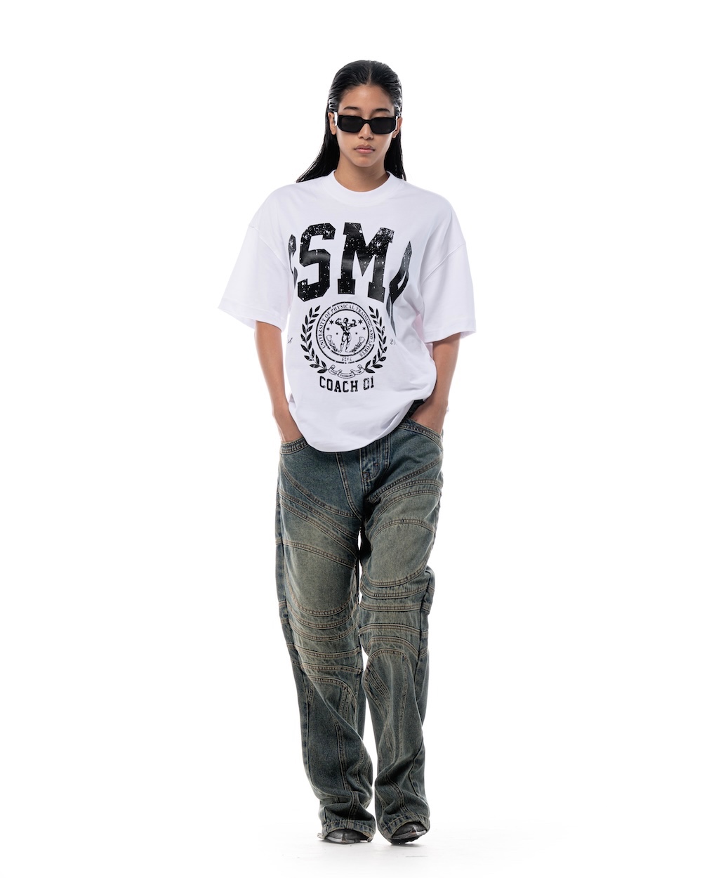 SSMA PT UNIVERSITY T-SHIRT - WHITE