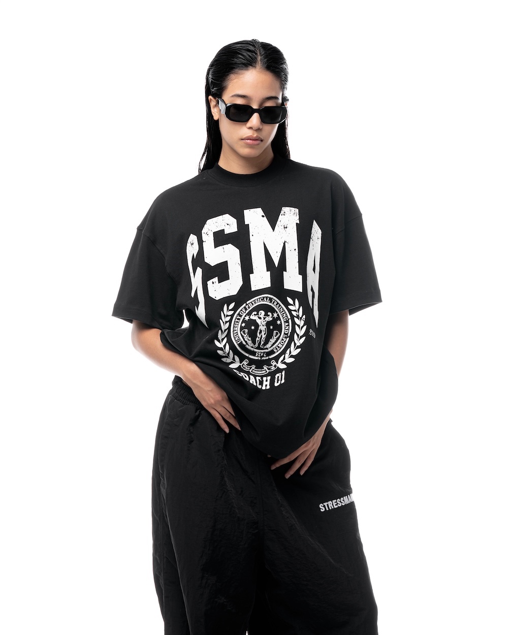 SSMA PT UNIVERSITY T-SHIRT - BLACK
